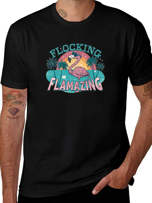 Flocking Flamazing Black T-Shirt