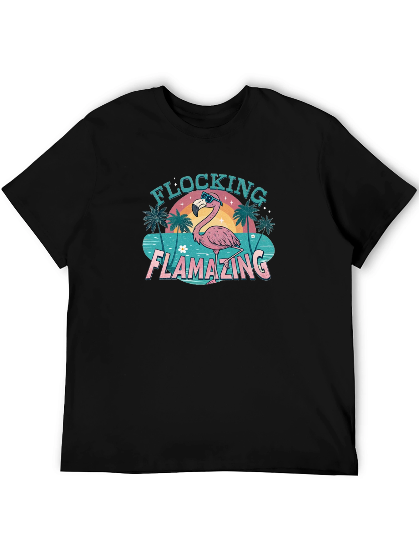 Flocking Flamazing Black T-Shirt