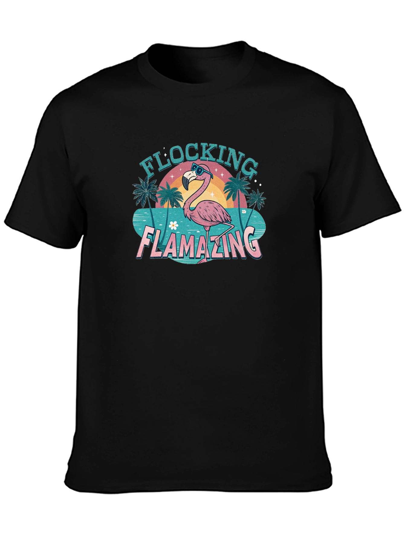 Flocking Flamazing Black T-Shirt
