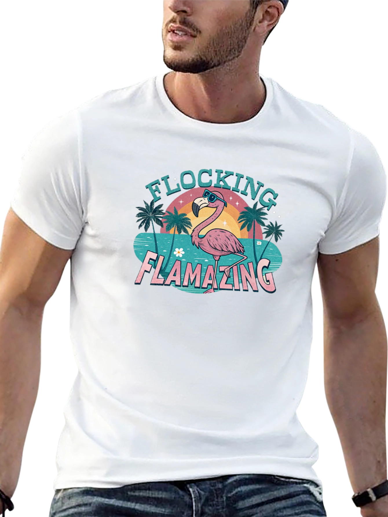 Flocking Flamazing Black T-Shirt