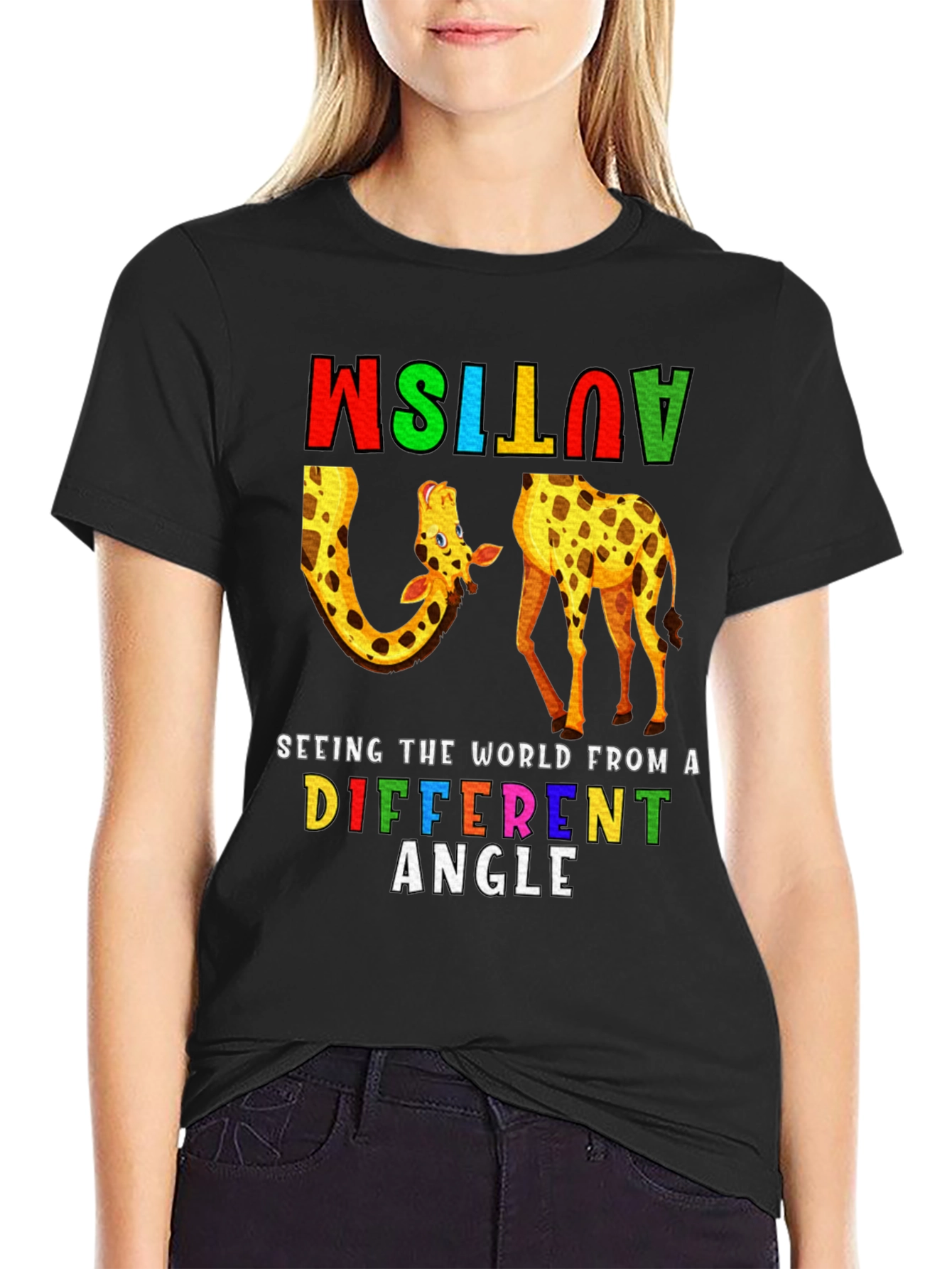 Autism Awareness Giraffe T-Shirt