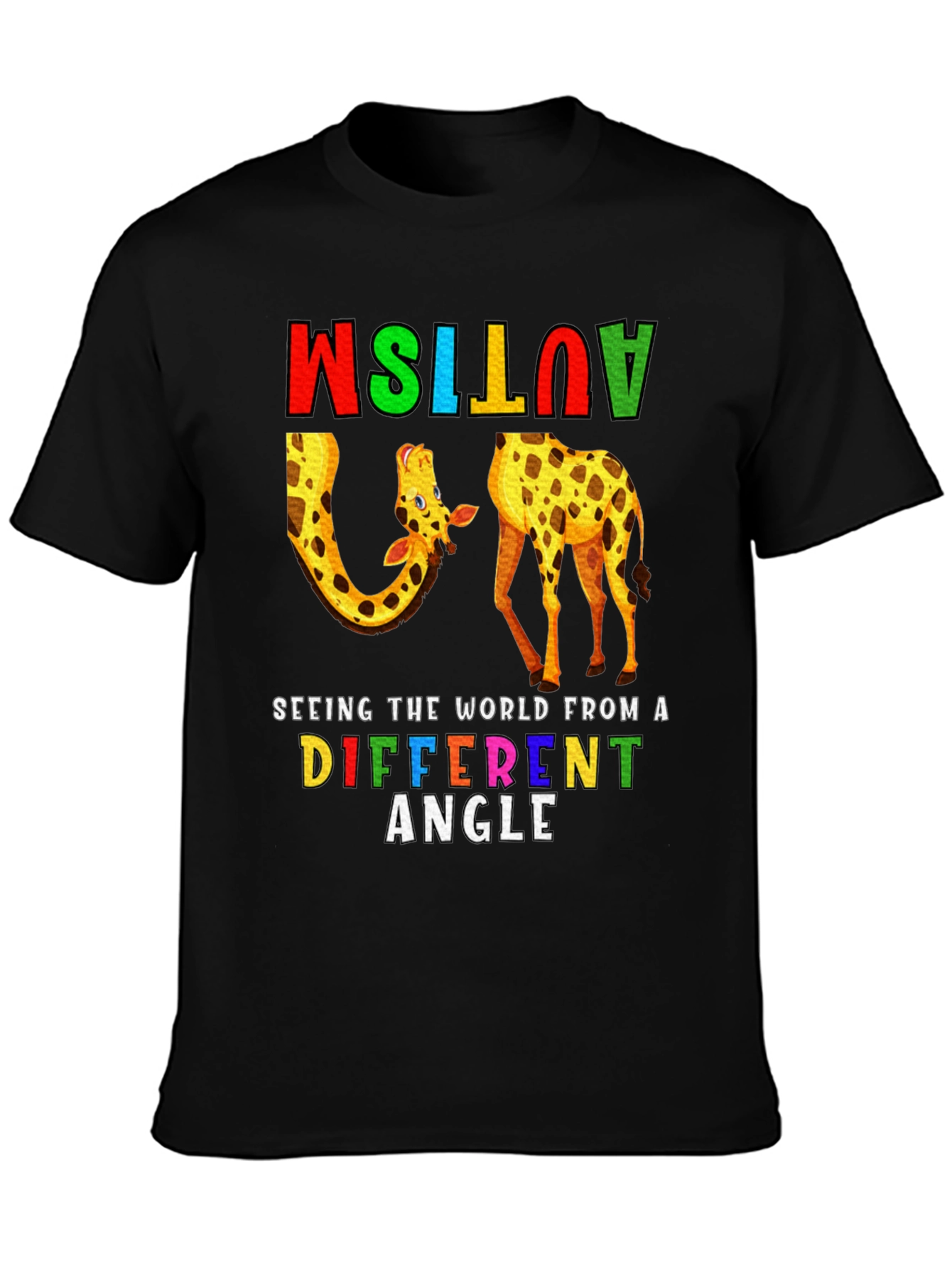 Autism Awareness Giraffe T-Shirt