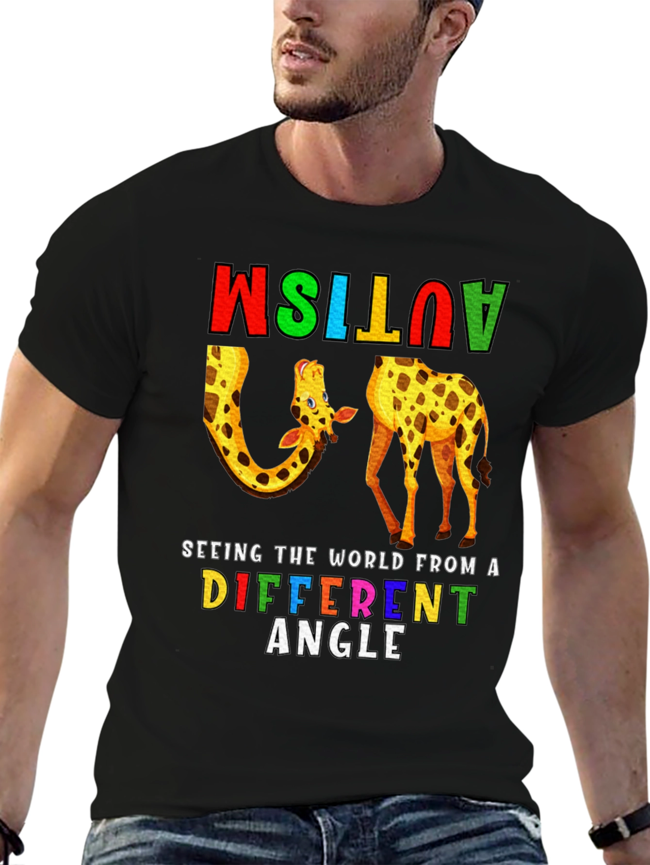 Autism Awareness Giraffe T-Shirt