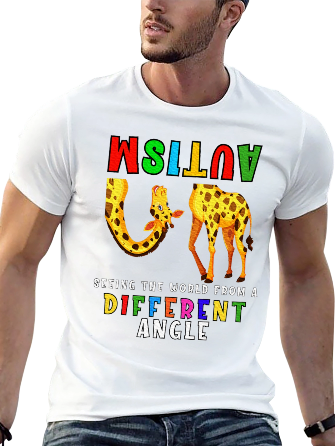 Autism Awareness Giraffe T-Shirt