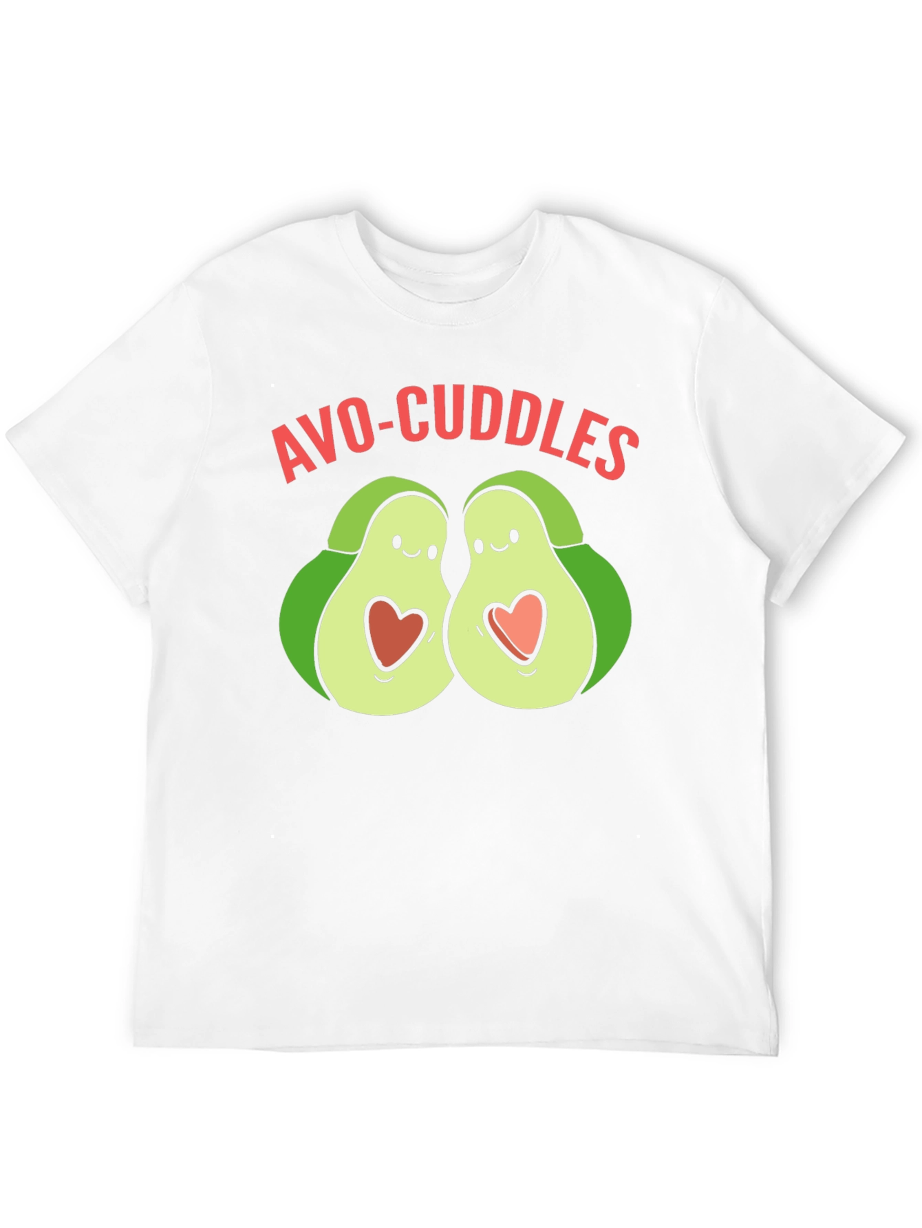 Avo-Cuddles Graphic Tee - Cute Avocado Couple Shirt