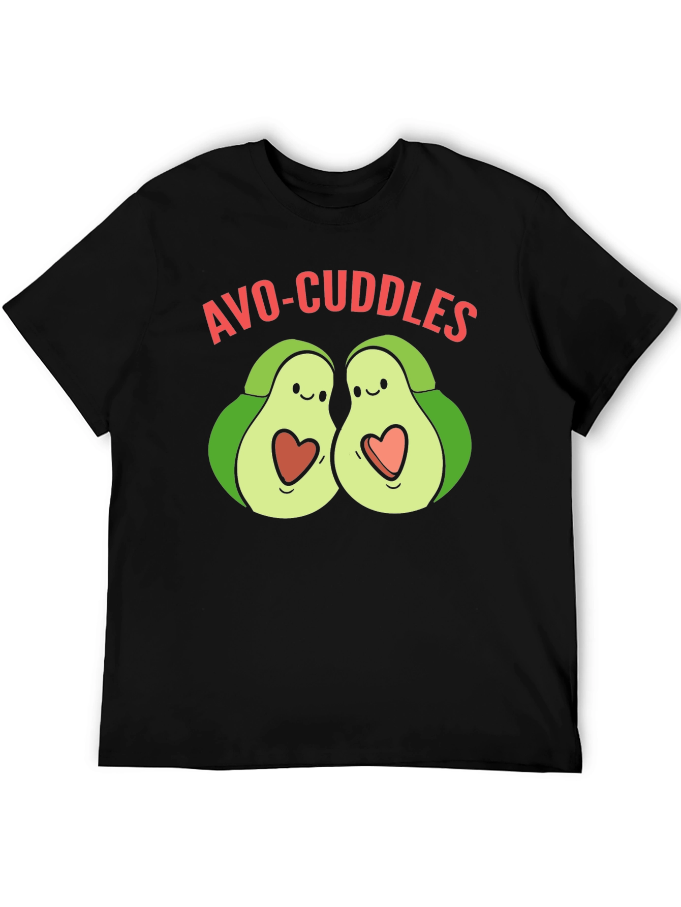 Avo-Cuddles Graphic Tee - Cute Avocado Couple Shirt
