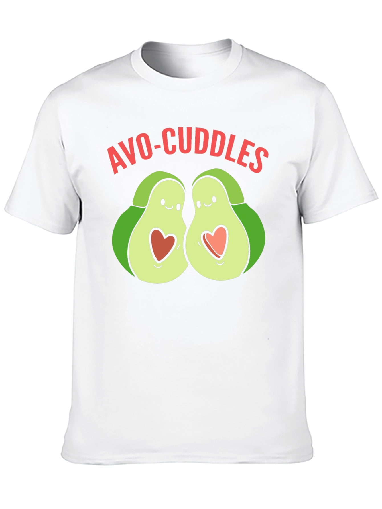 Avo-Cuddles Graphic Tee - Cute Avocado Couple Shirt