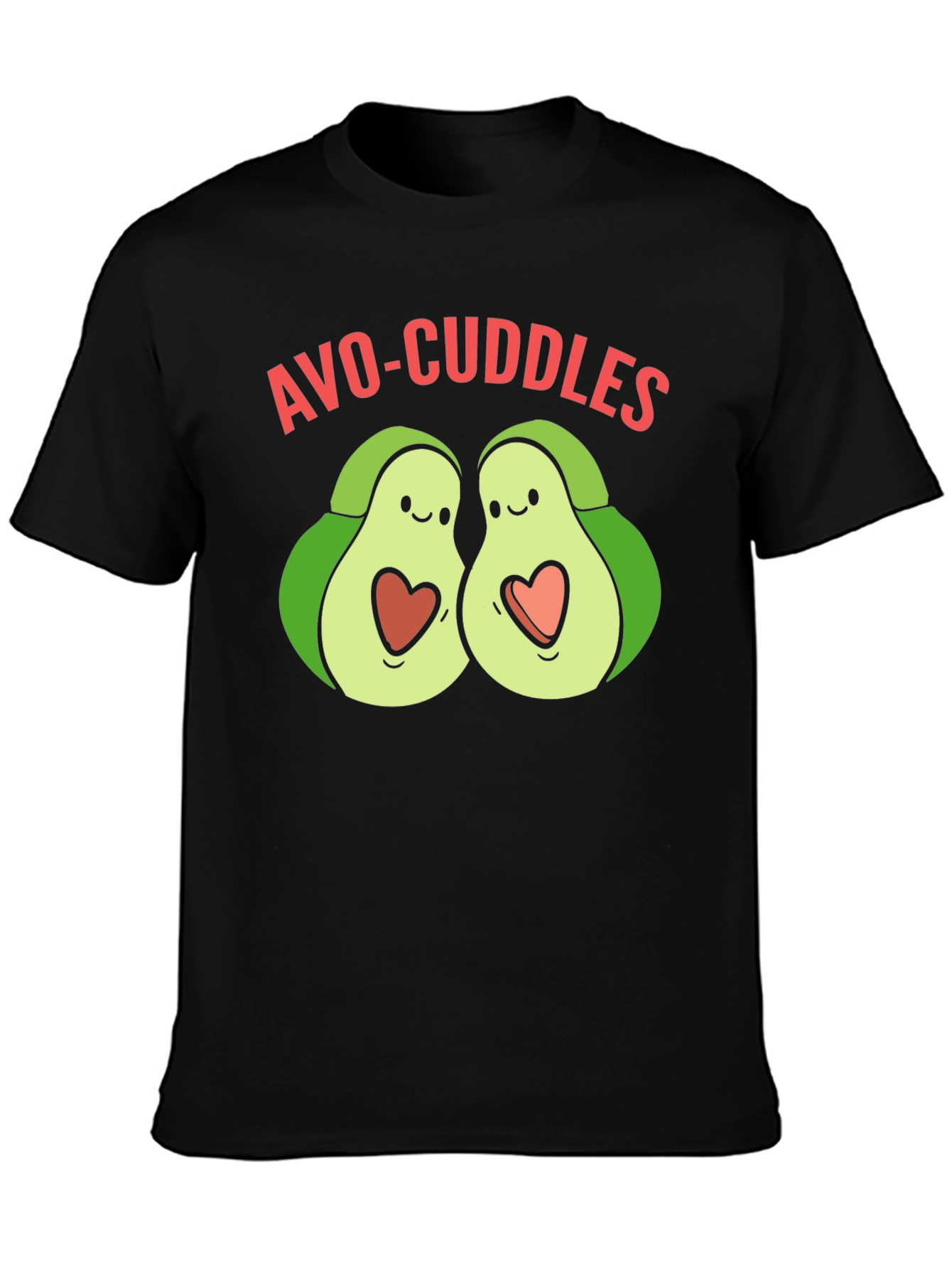Avo-Cuddles Graphic Tee - Cute Avocado Couple Shirt