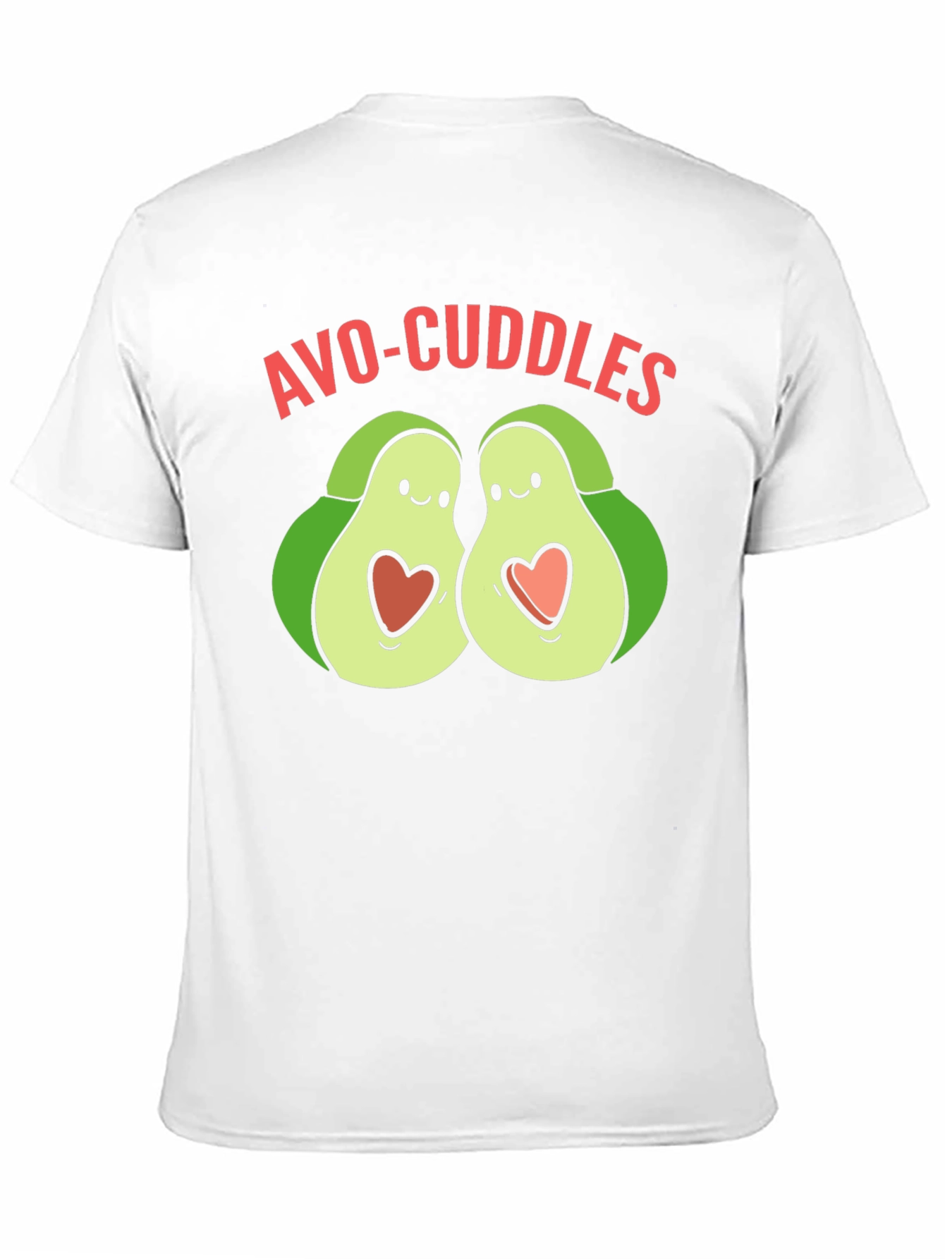 Avo-Cuddles Graphic Tee - Cute Avocado Couple Shirt