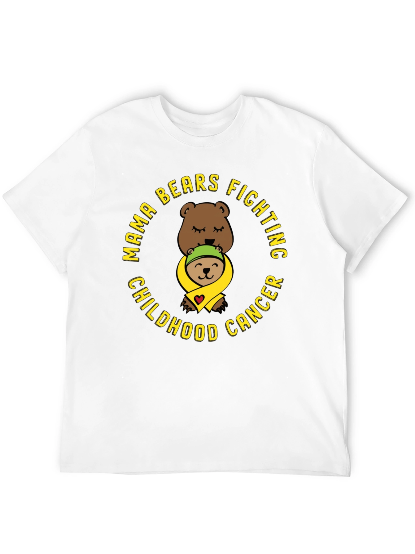Mama Bears Fighting Childhood Cancer T-Shirt