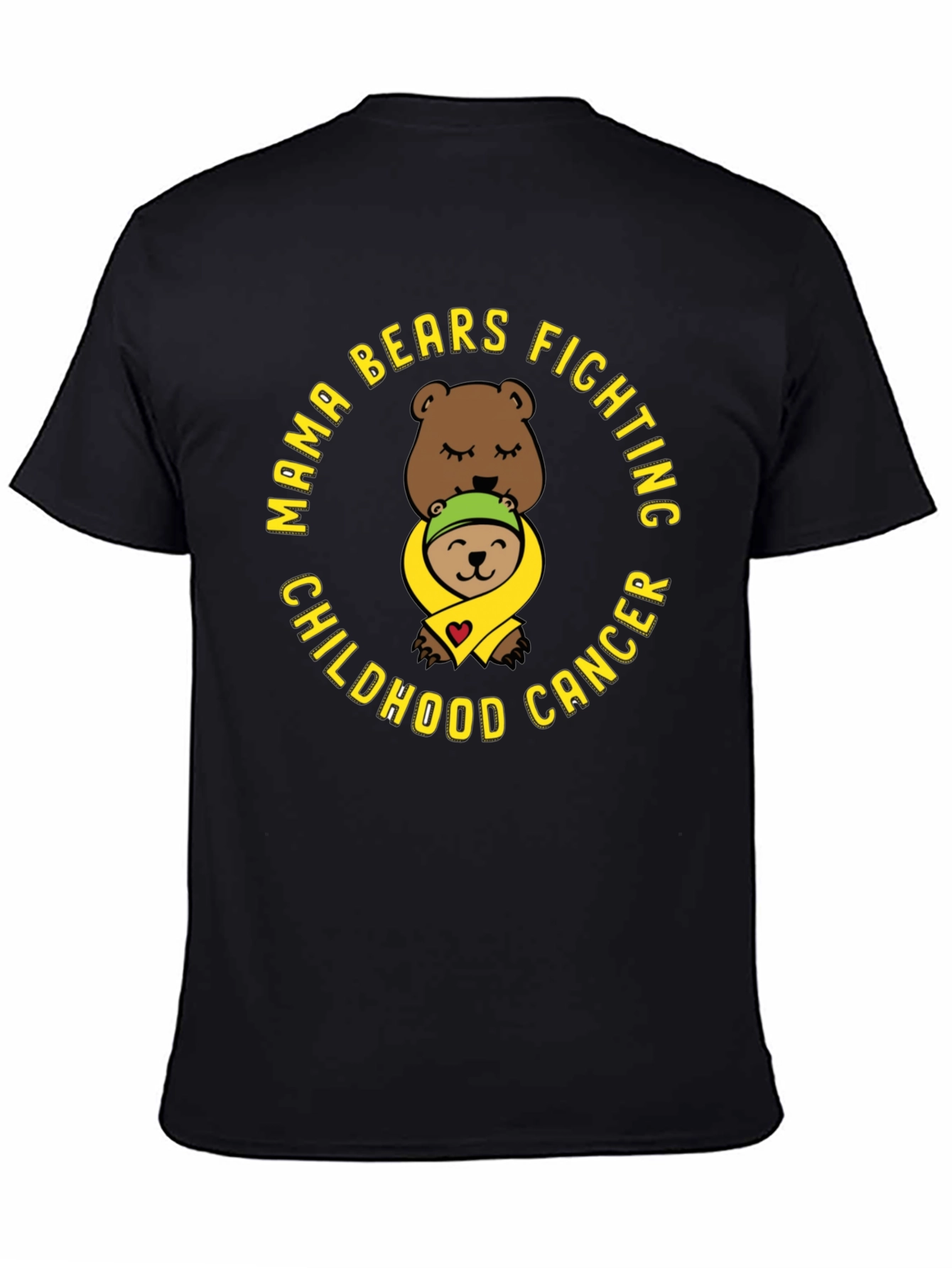 Mama Bears Fighting Childhood Cancer T-Shirt