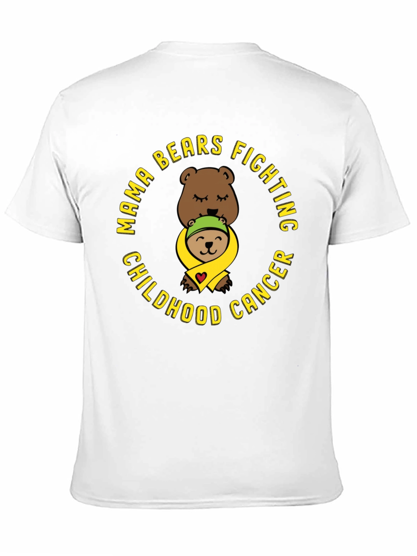 Mama Bears Fighting Childhood Cancer T-Shirt