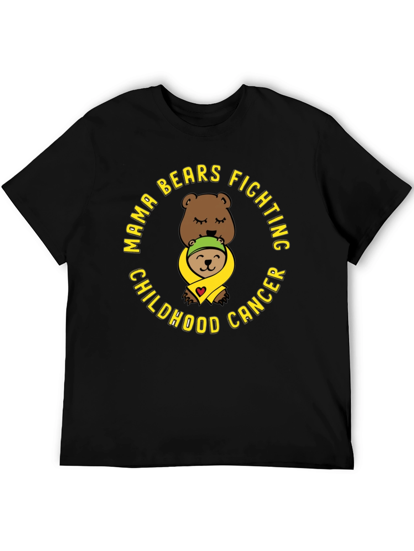 Mama Bears Fighting Childhood Cancer T-Shirt
