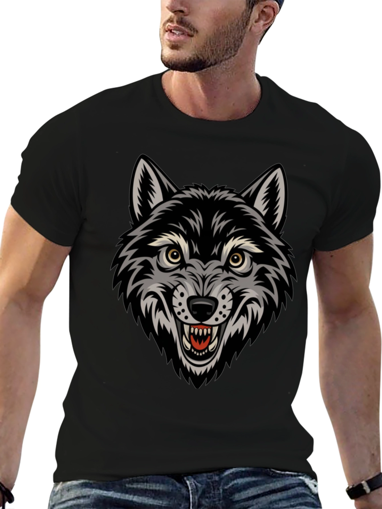 Wolf Graphic Tee - Fierce Style