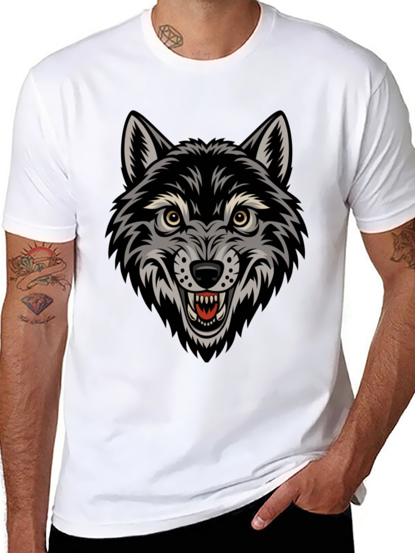 Wolf Graphic Tee - Fierce Style