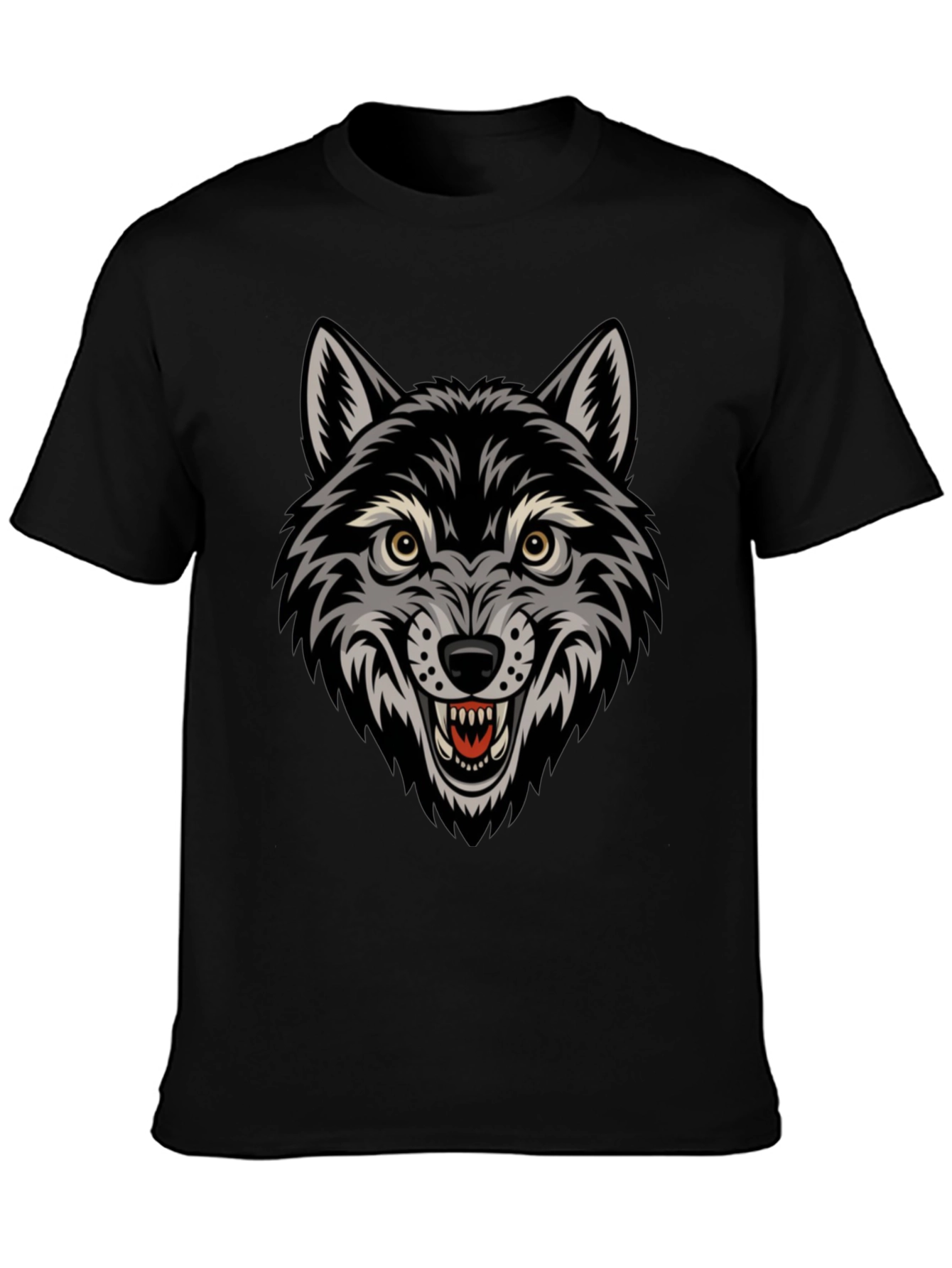 Wolf Graphic Tee - Fierce Style