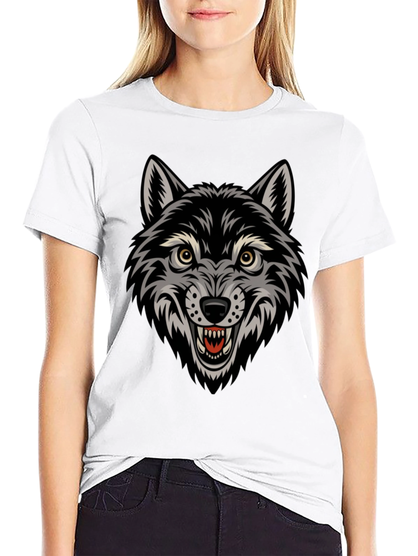 Wolf Graphic Tee - Fierce Style