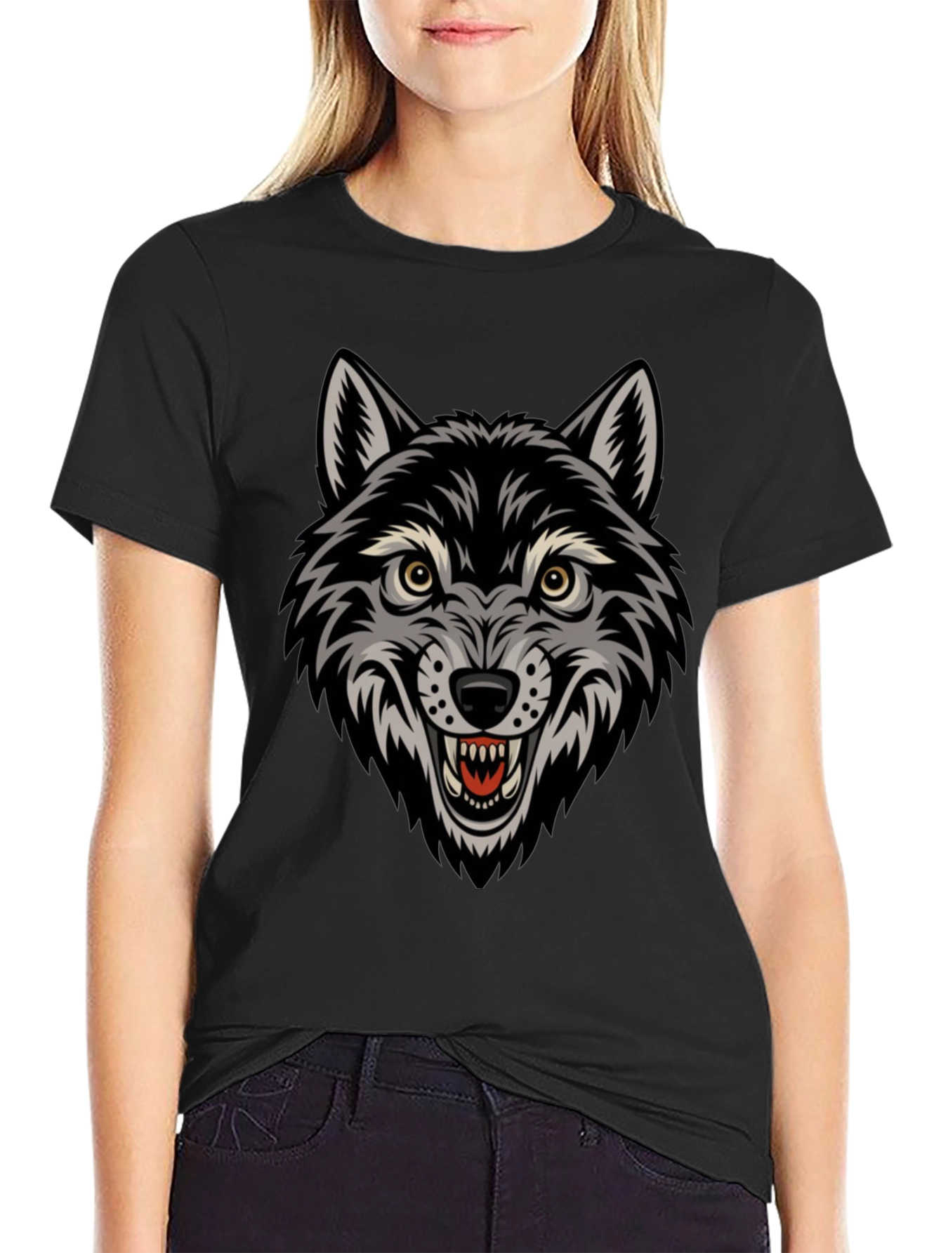 Wolf Graphic Tee - Fierce Style