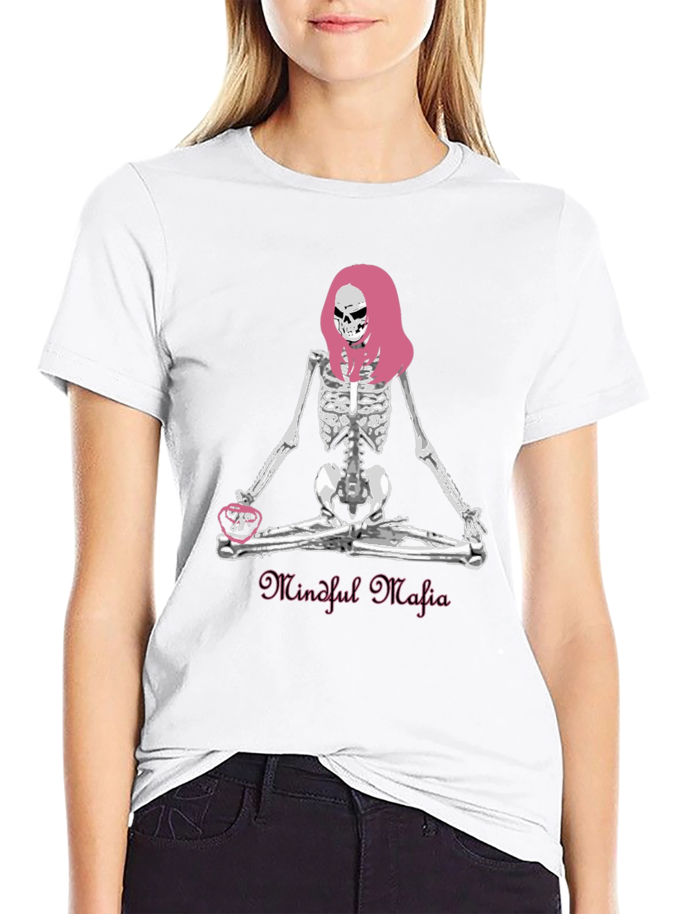 Mindful Mafia Skeleton T-Shirt