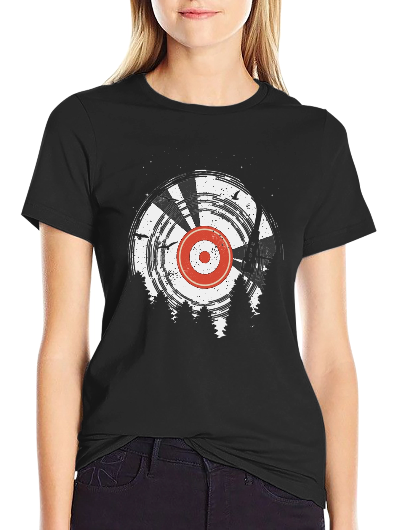 Target & Forest Graphic Tee - Casual Style