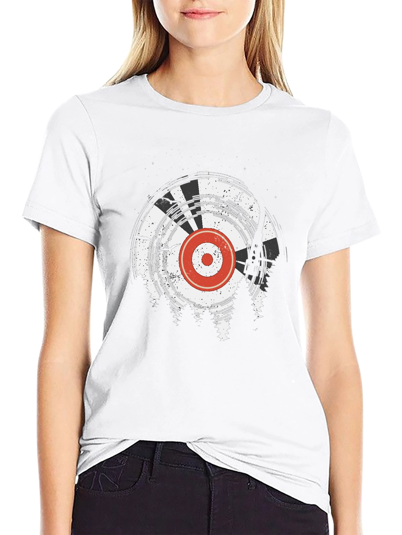 Target & Forest Graphic Tee - Casual Style
