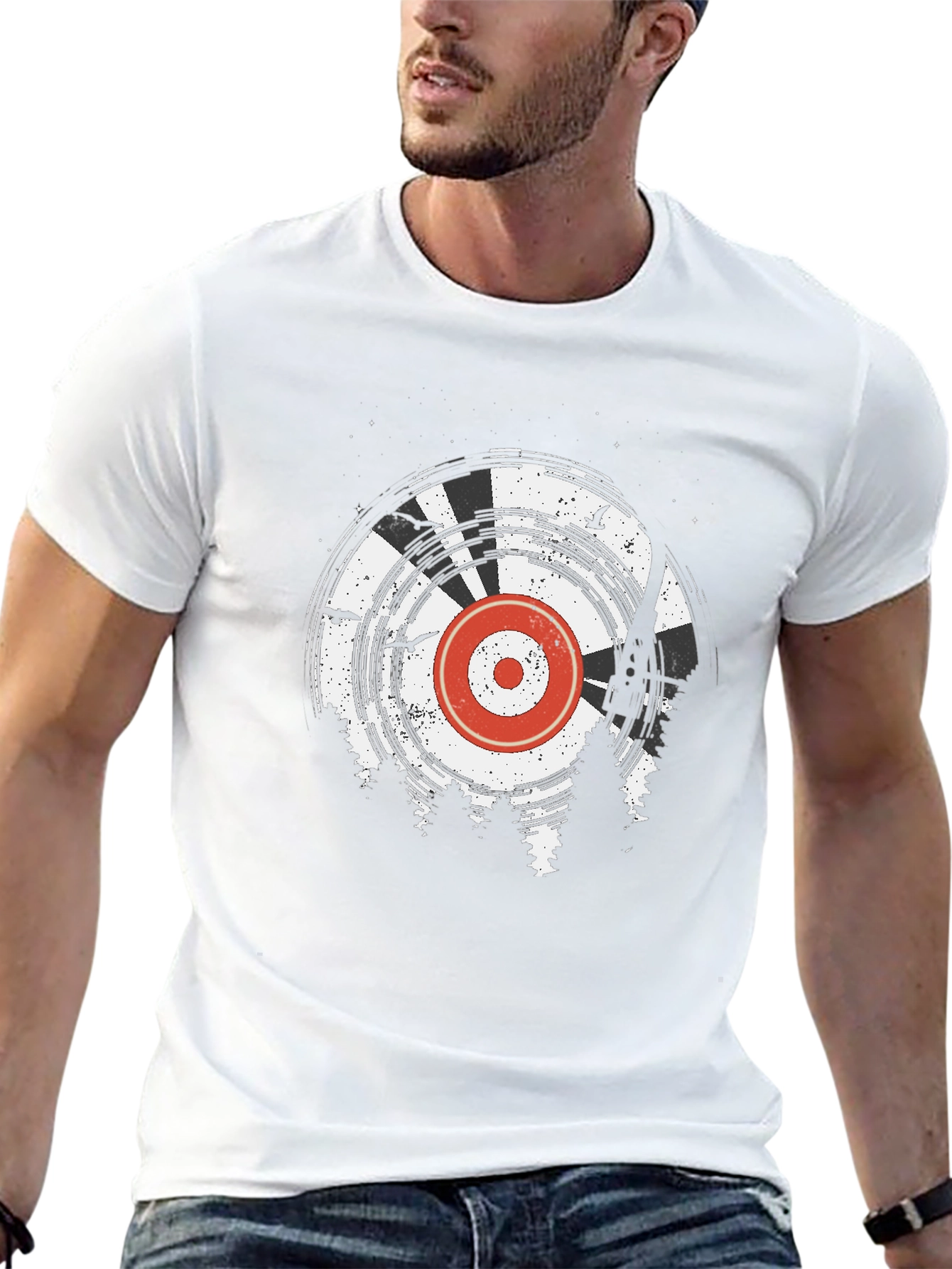 Target & Forest Graphic Tee - Casual Style