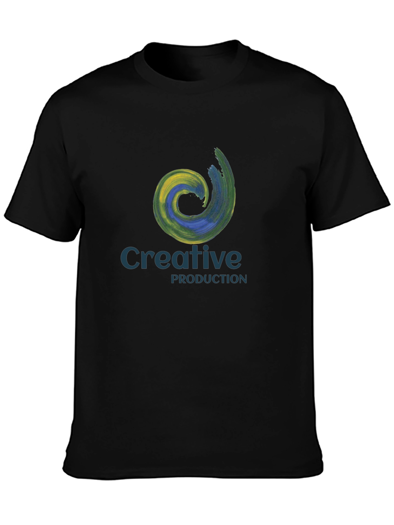 Creative Production Black Graphic Tee