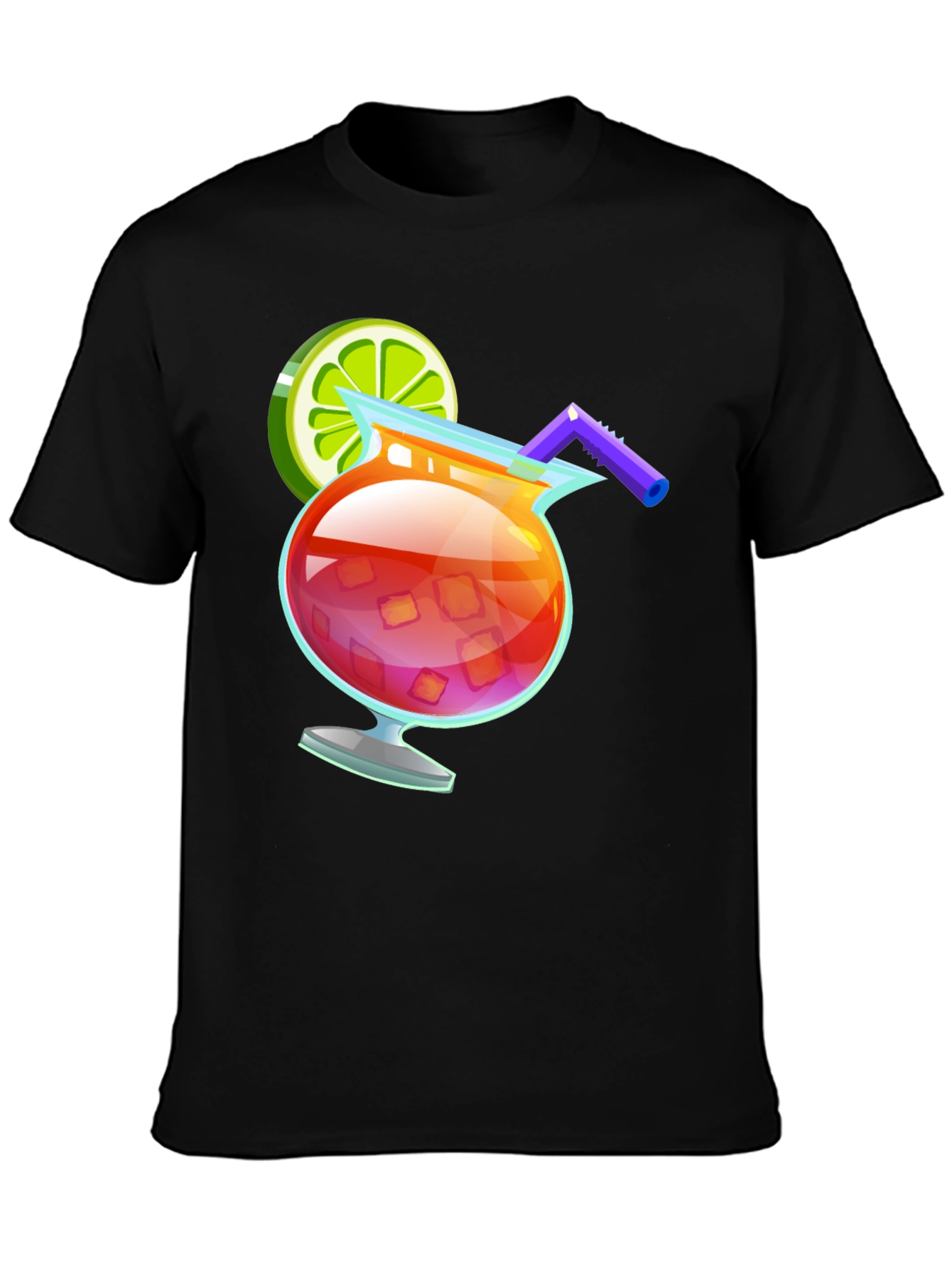 Cocktail Graphic Tee - Summer Vibes T-Shirt