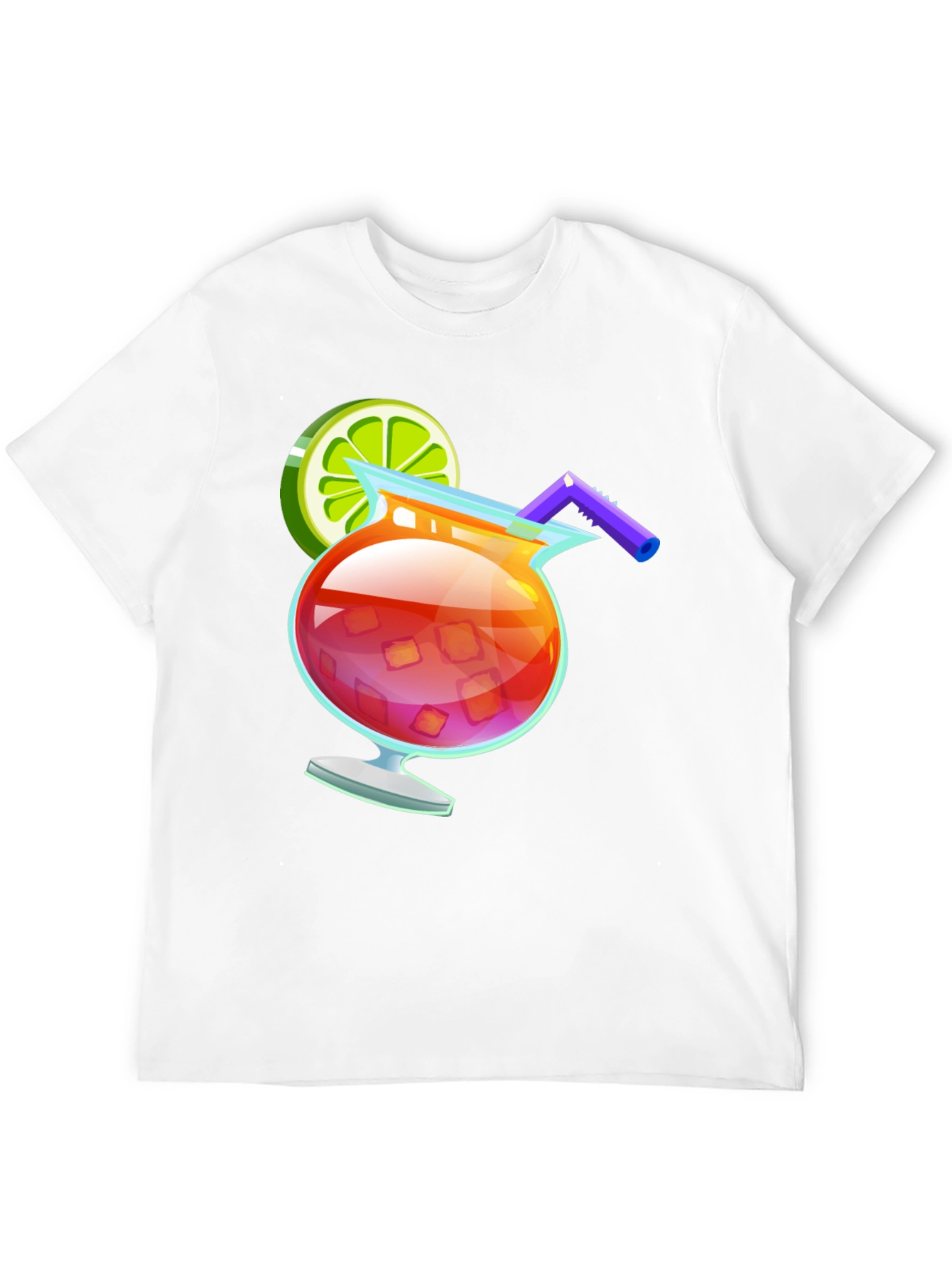 Cocktail Graphic Tee - Summer Vibes T-Shirt