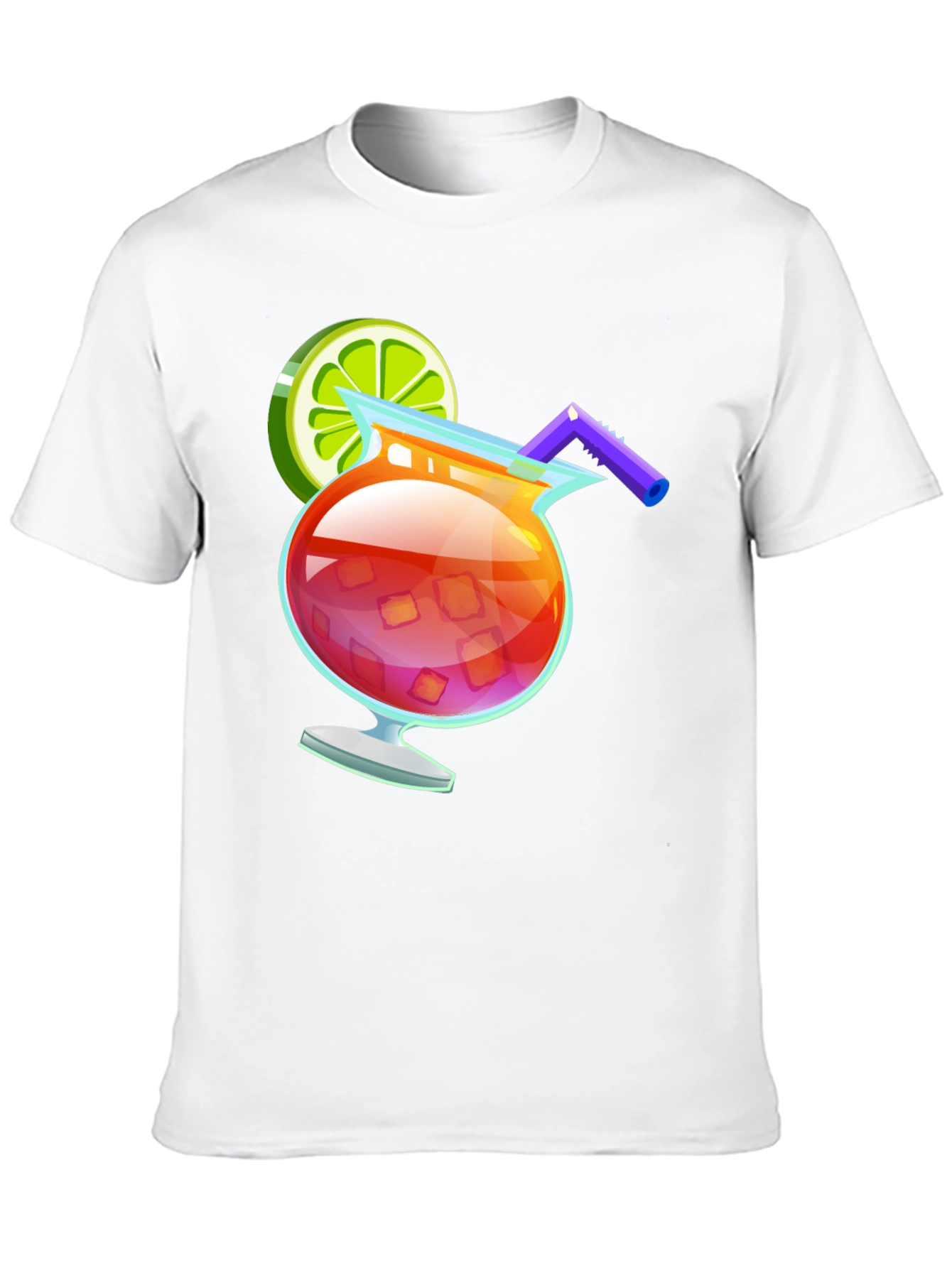 Cocktail Graphic Tee - Summer Vibes T-Shirt