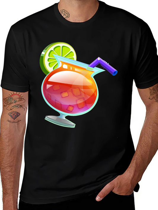 Cocktail Graphic Tee - Summer Vibes T-Shirt
