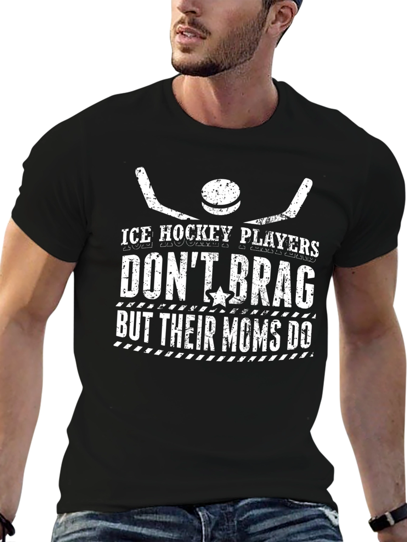 Ice Hockey Moms T-Shirt - Funny Sports Tee