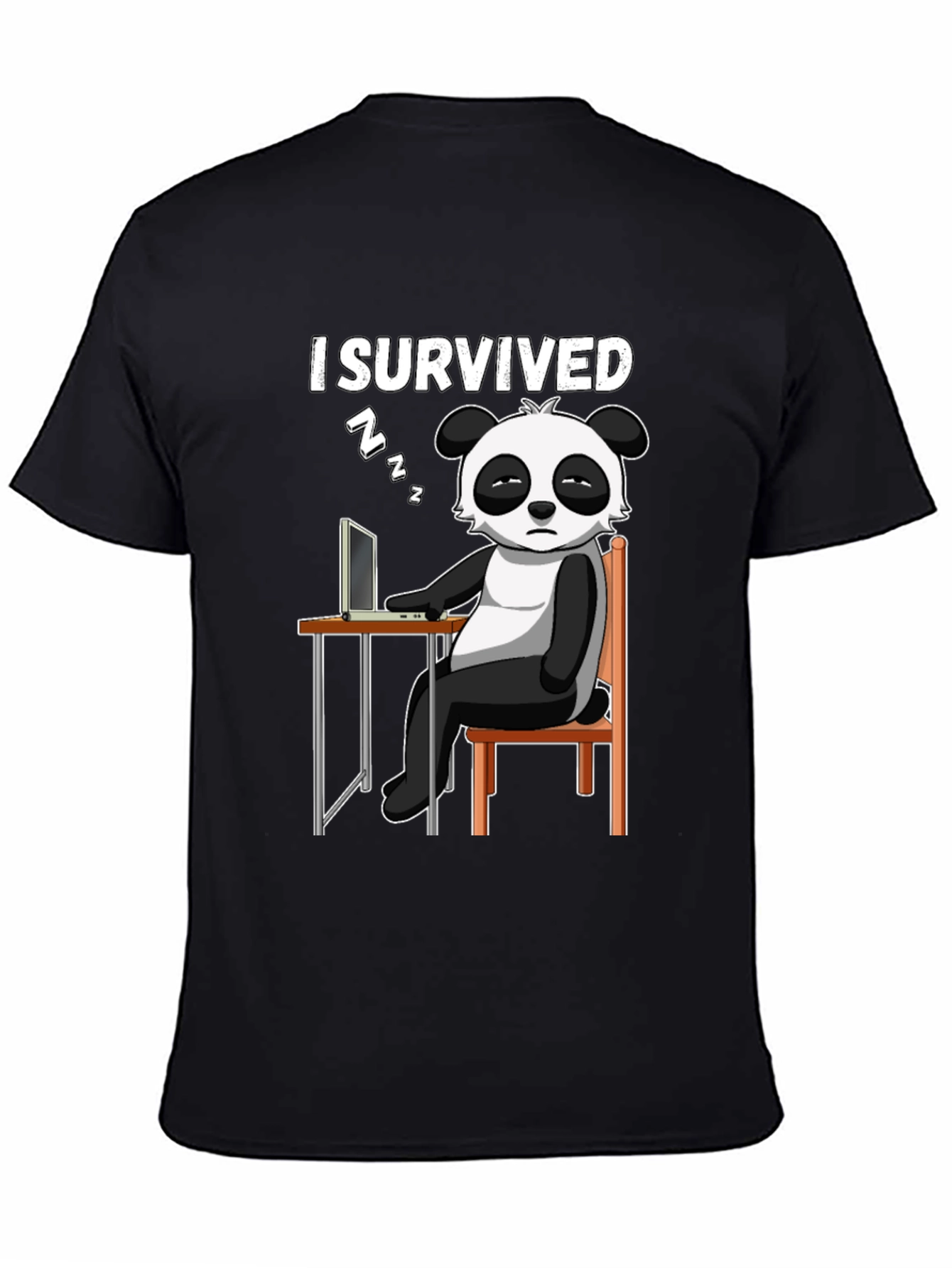 I Survived Panda Graphic T-Shirt