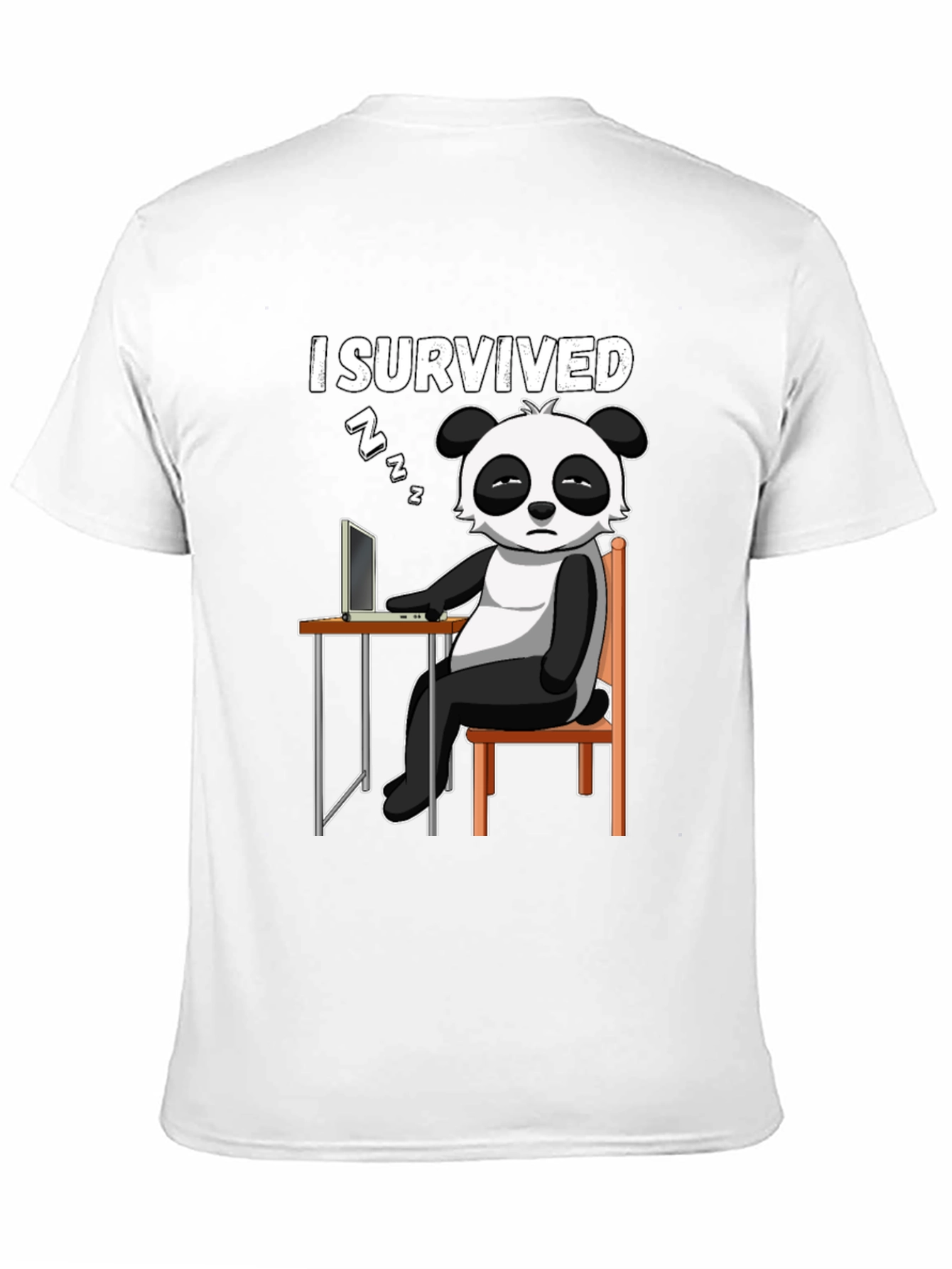 I Survived Panda Graphic T-Shirt
