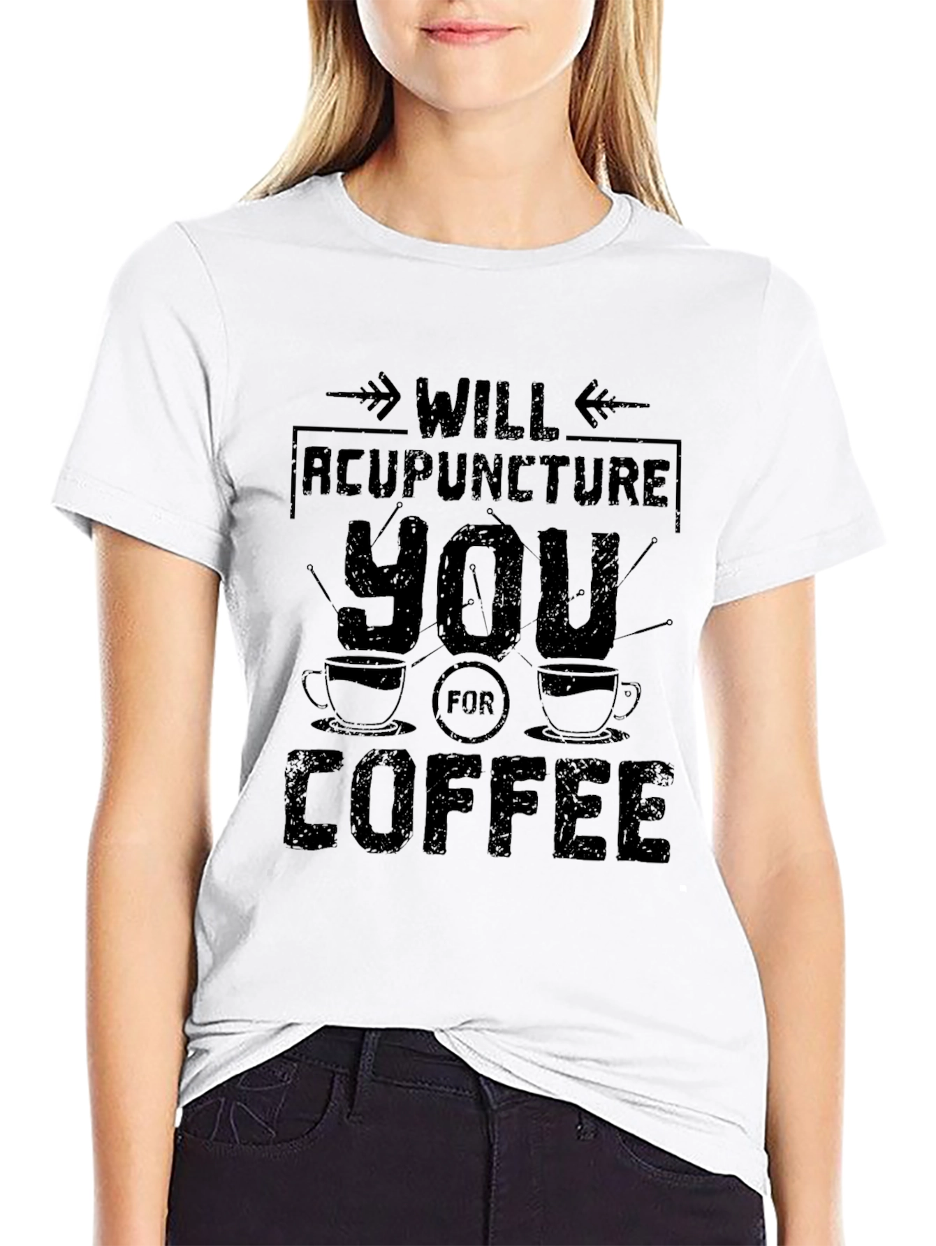 Acupuncture For Coffee Graphic Tee