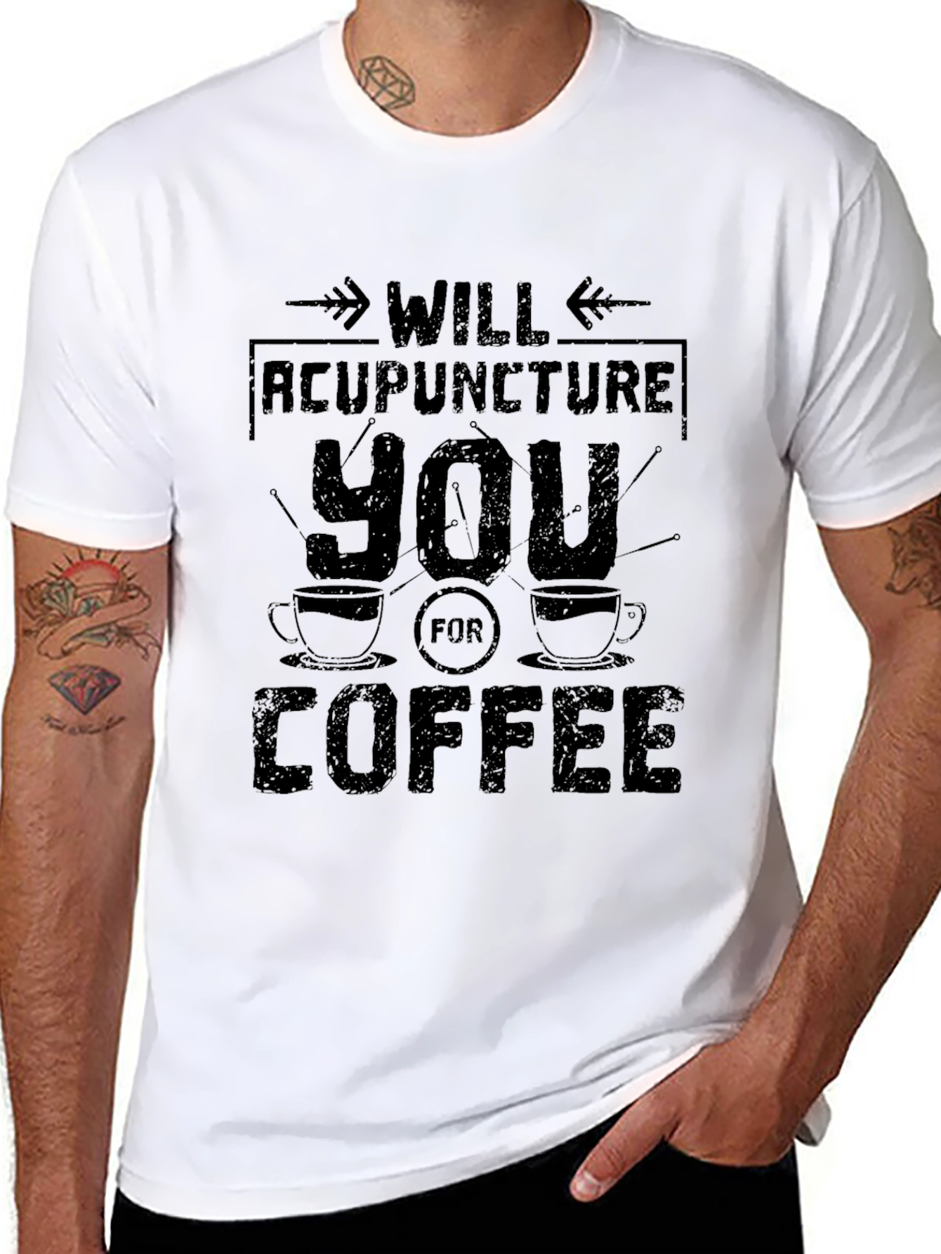 Acupuncture For Coffee Graphic Tee