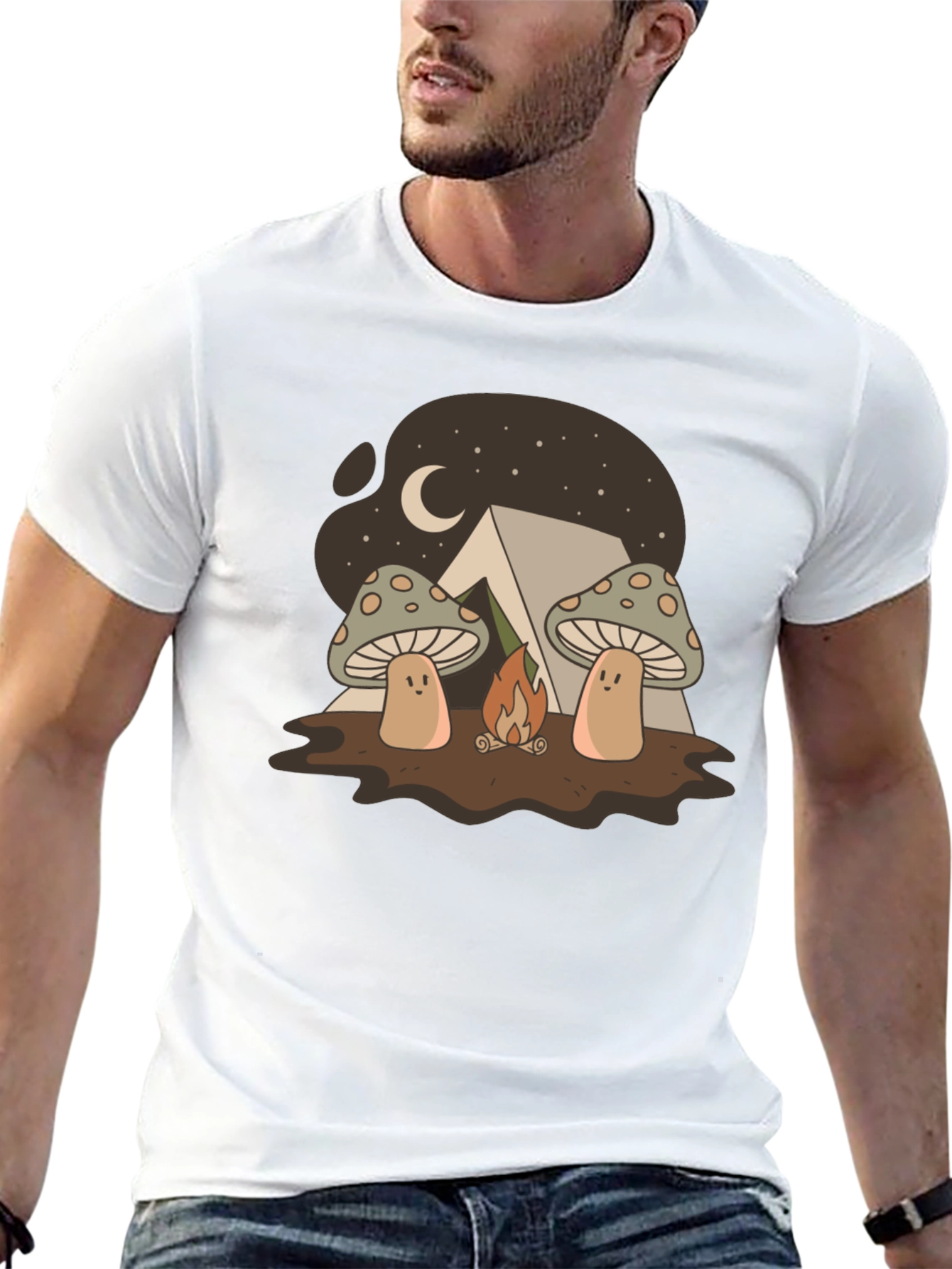 Mushroom Campfire T-Shirt