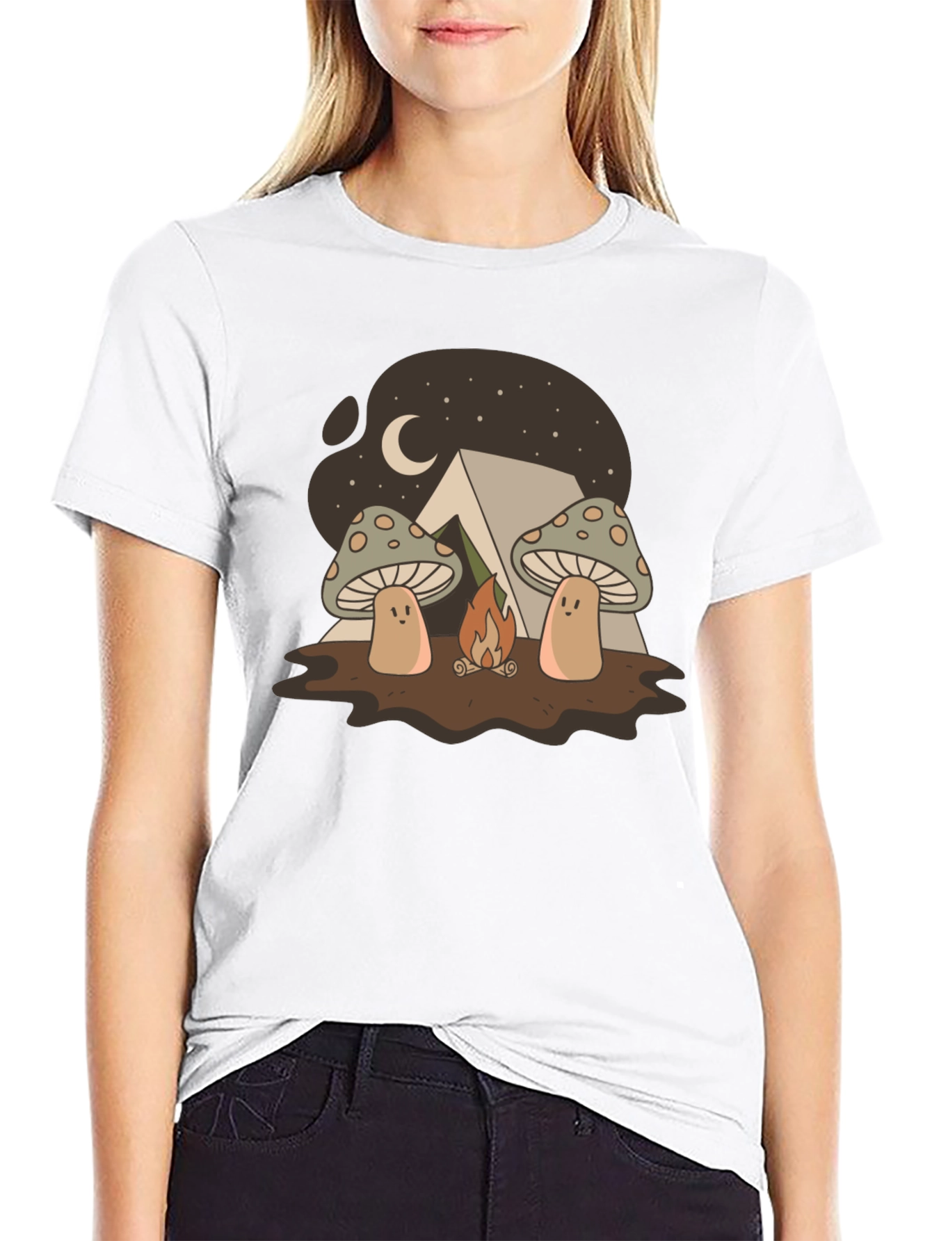 Mushroom Campfire T-Shirt