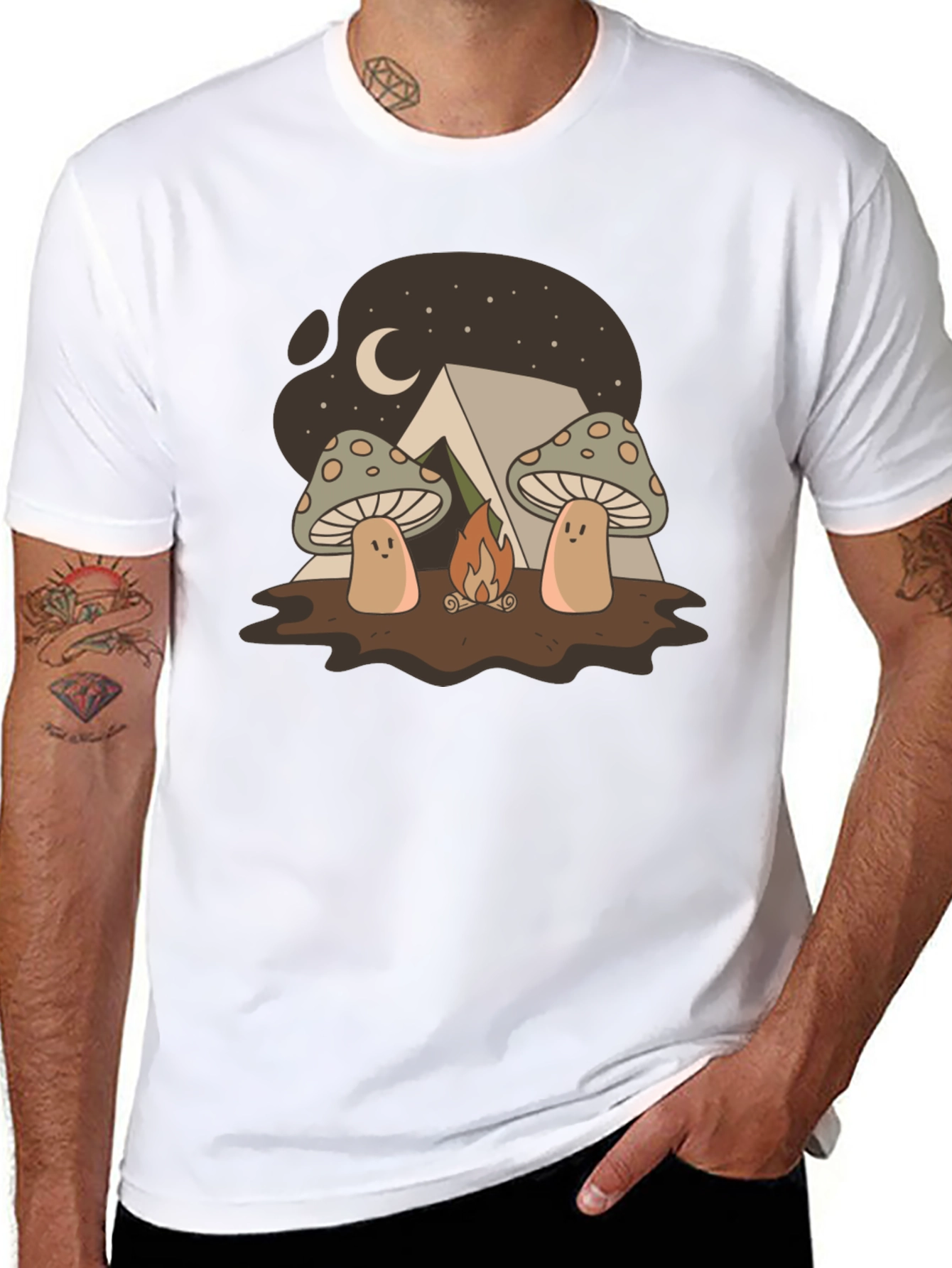 Mushroom Campfire T-Shirt