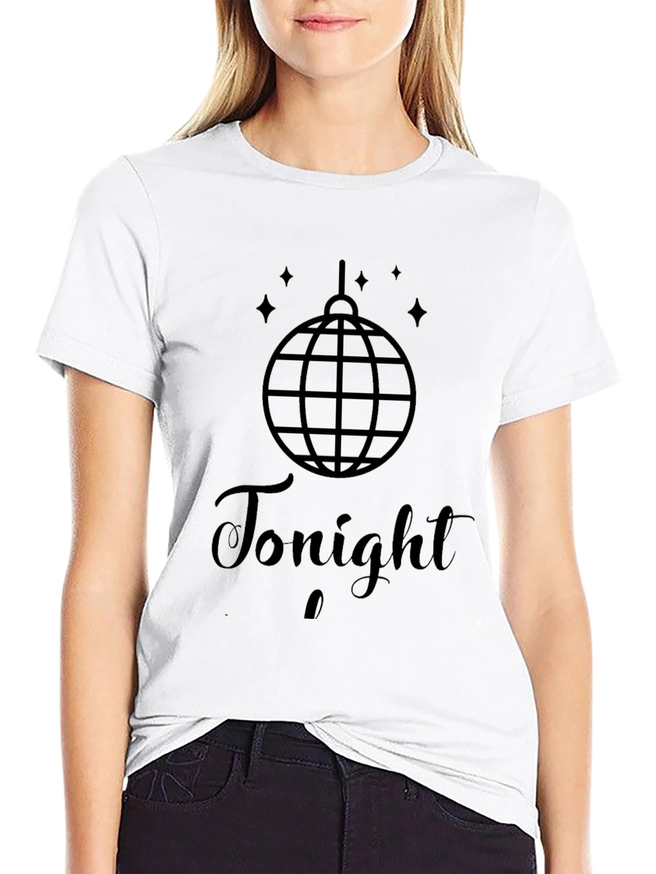 Tonight Disco Ball Graphic Tee