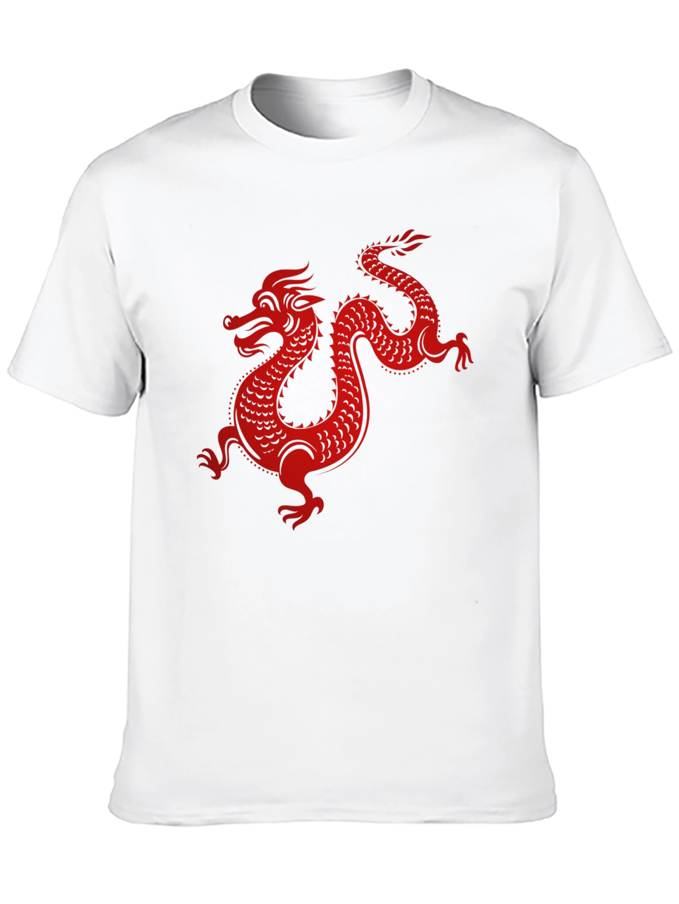 Red Dragon Graphic Black T-Shirt