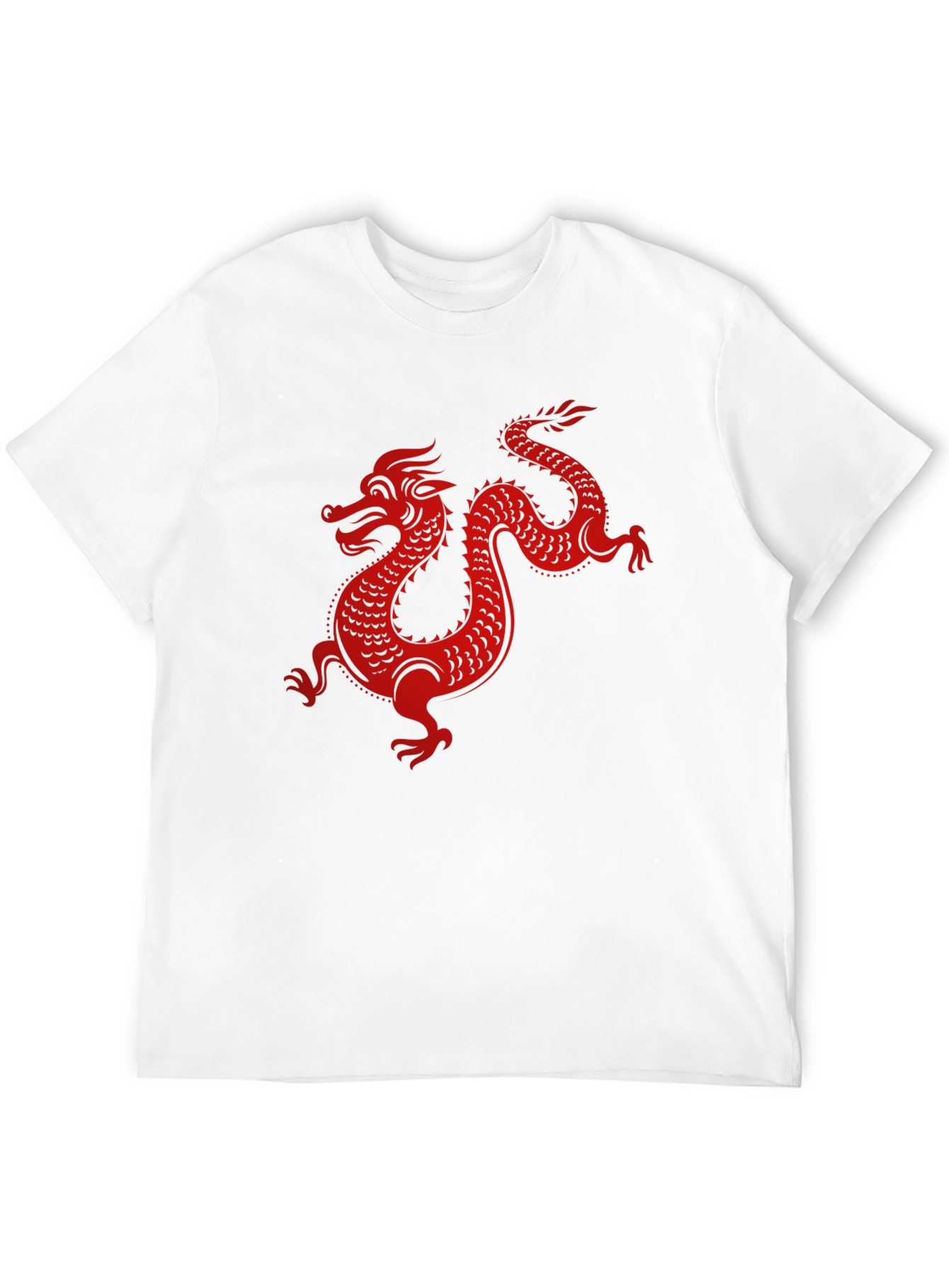 Red Dragon Graphic Black T-Shirt