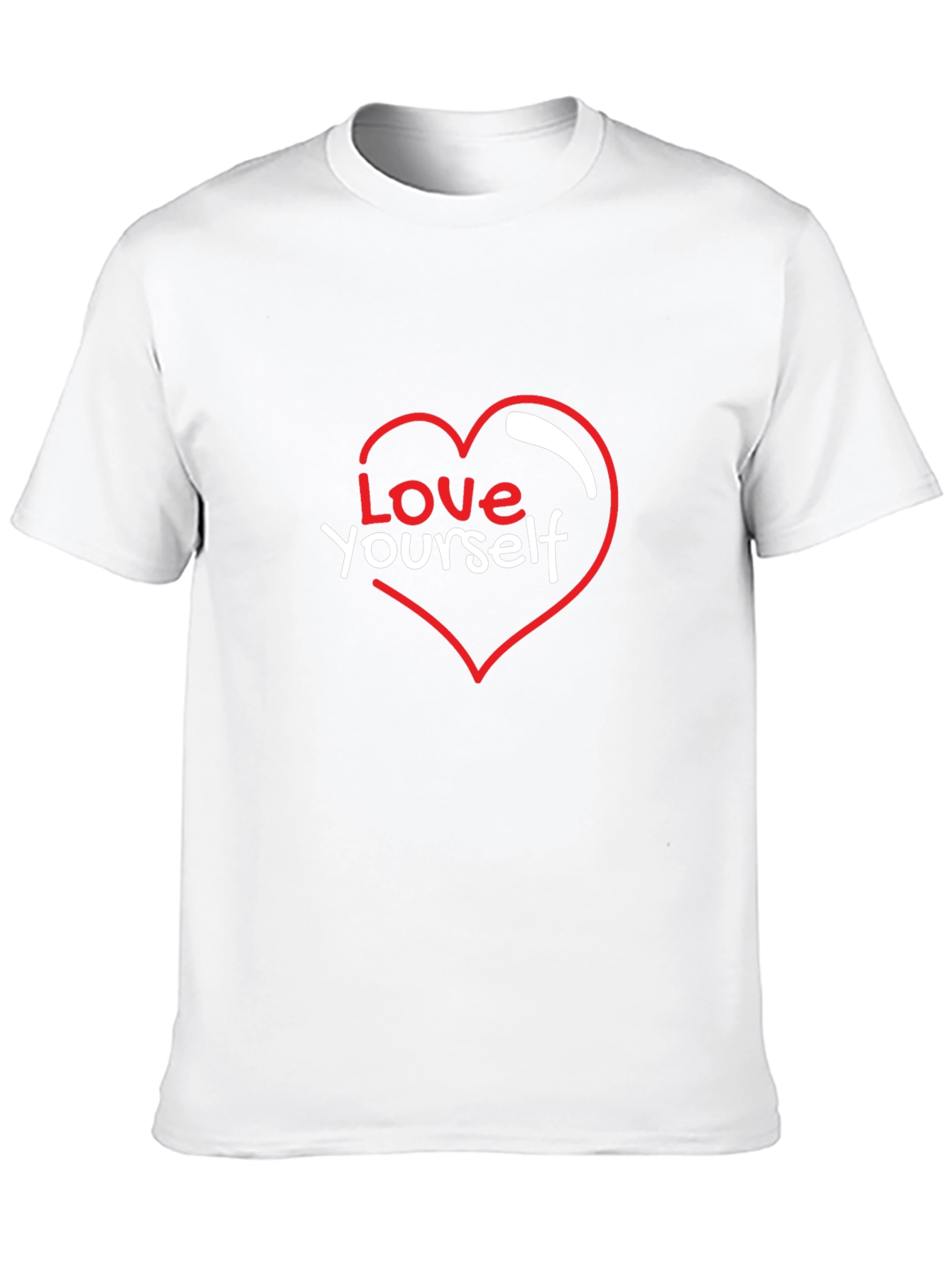 Love Yourself Graphic Black T-Shirt