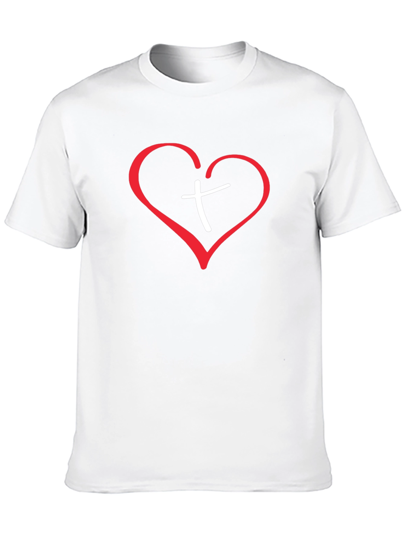 Faith Heart Christian T-Shirt