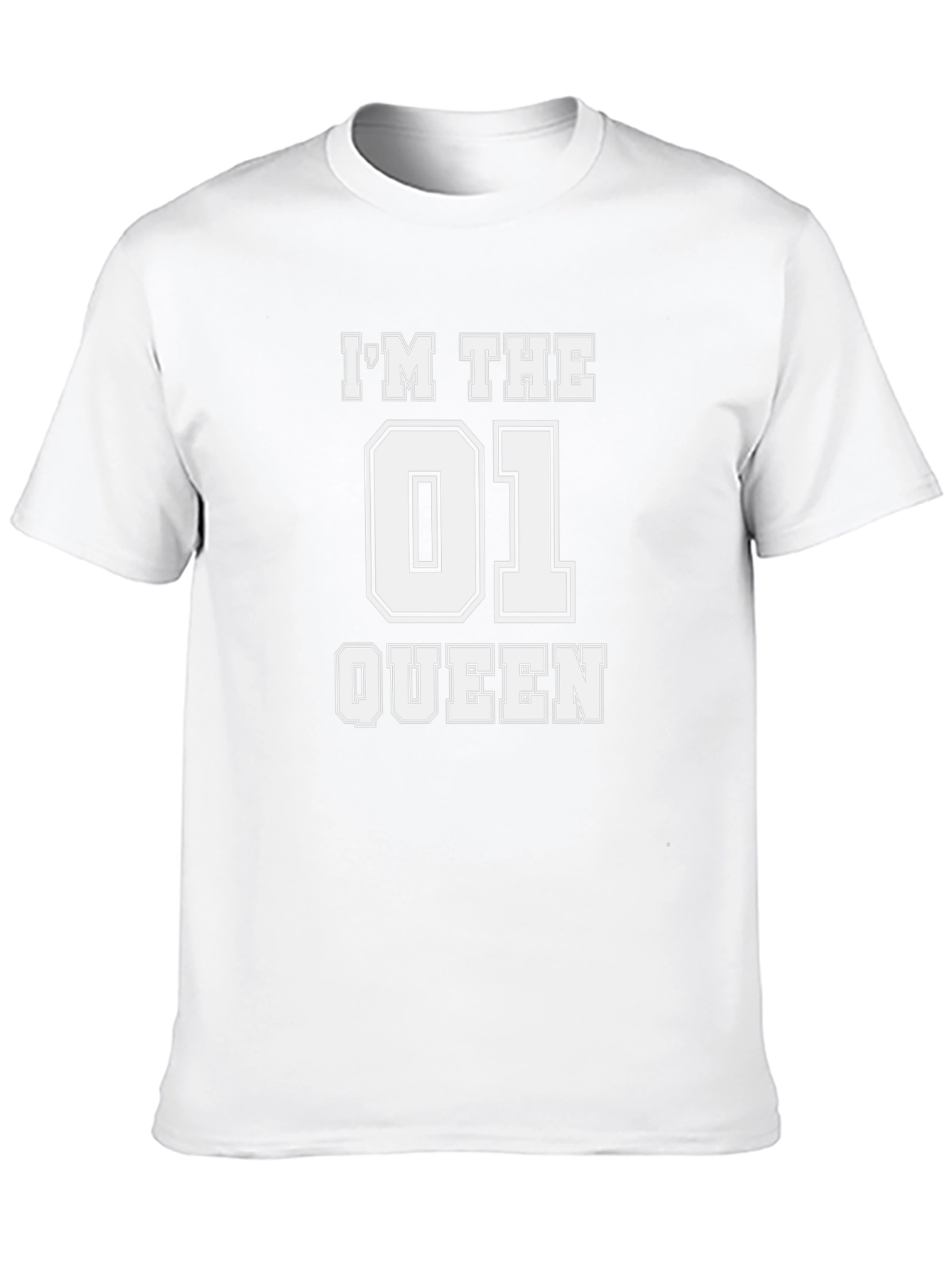 Im the 01 Queen Black T-Shirt