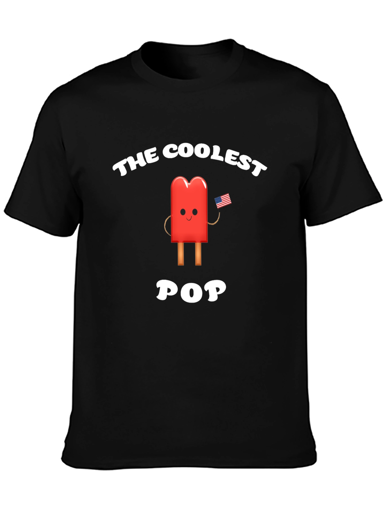Coolest Pop T-Shirt - Patriotic Popsicle Tee