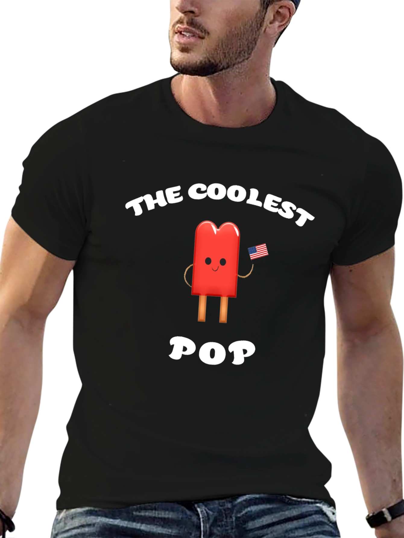 Coolest Pop T-Shirt - Patriotic Popsicle Tee