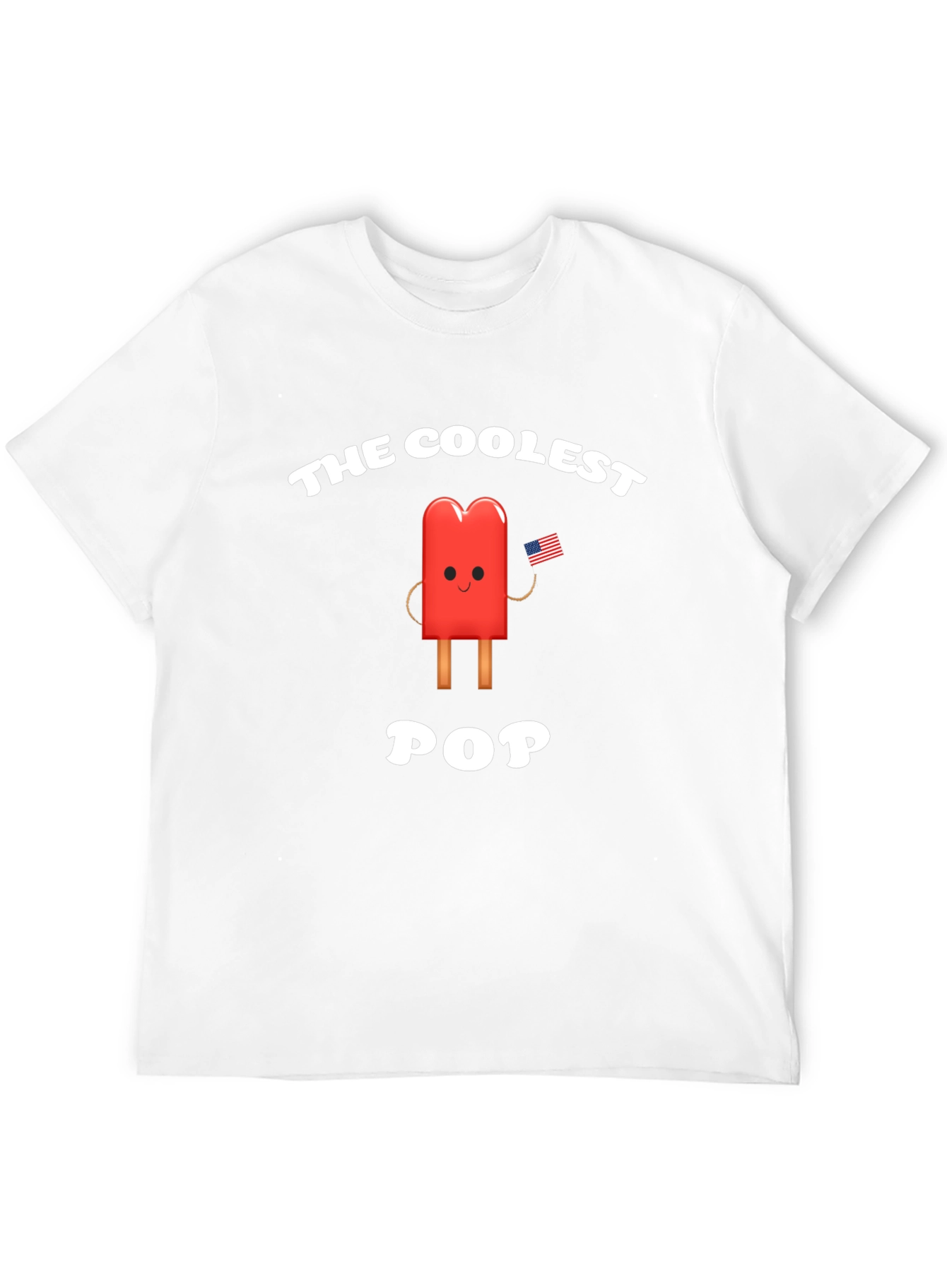 Coolest Pop T-Shirt - Patriotic Popsicle Tee