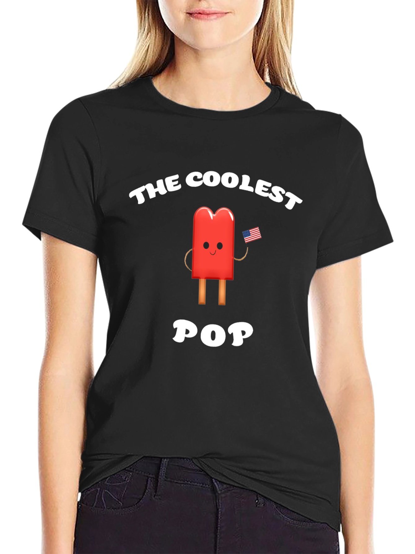 Coolest Pop T-Shirt - Patriotic Popsicle Tee