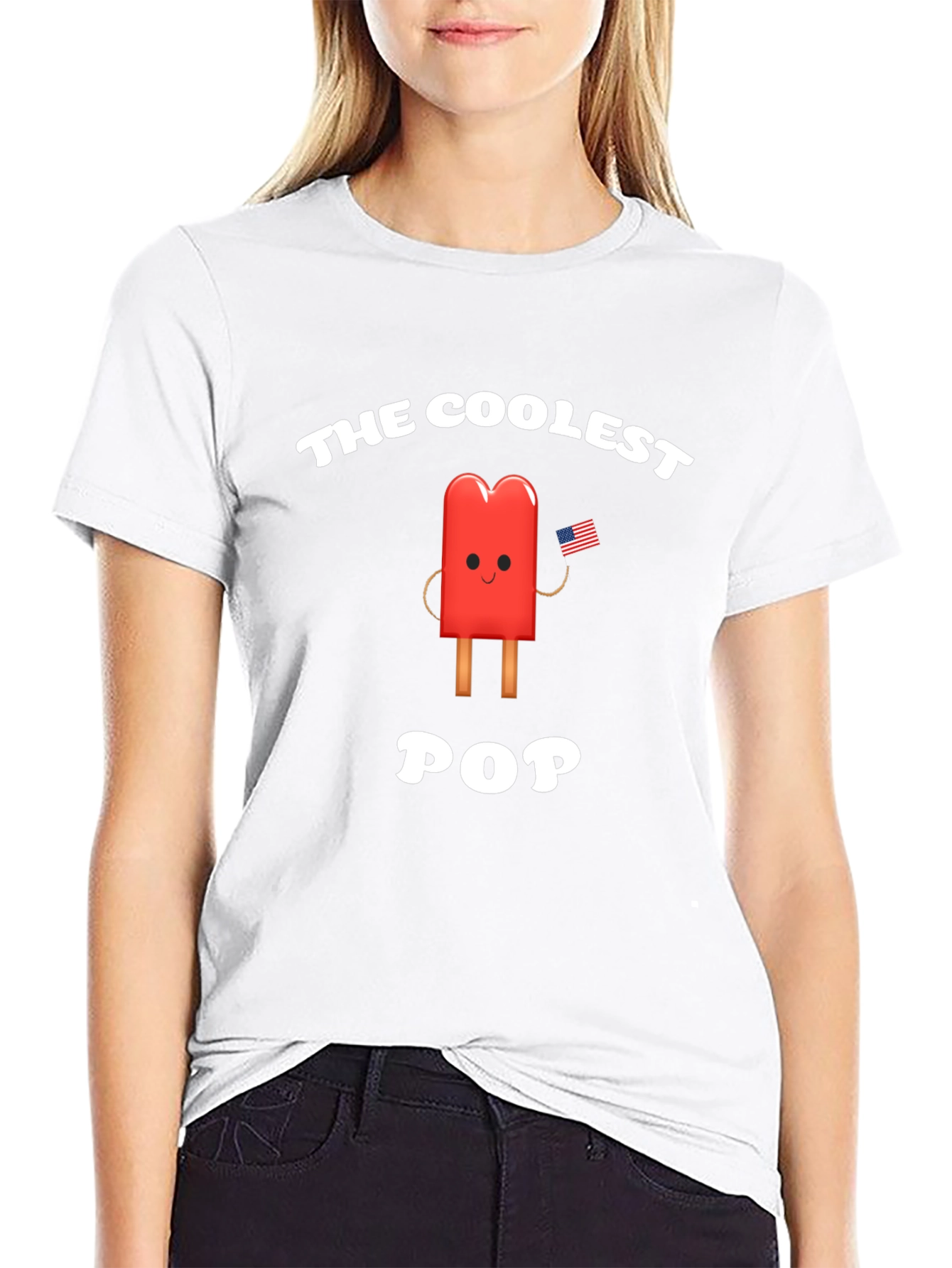 Coolest Pop T-Shirt - Patriotic Popsicle Tee
